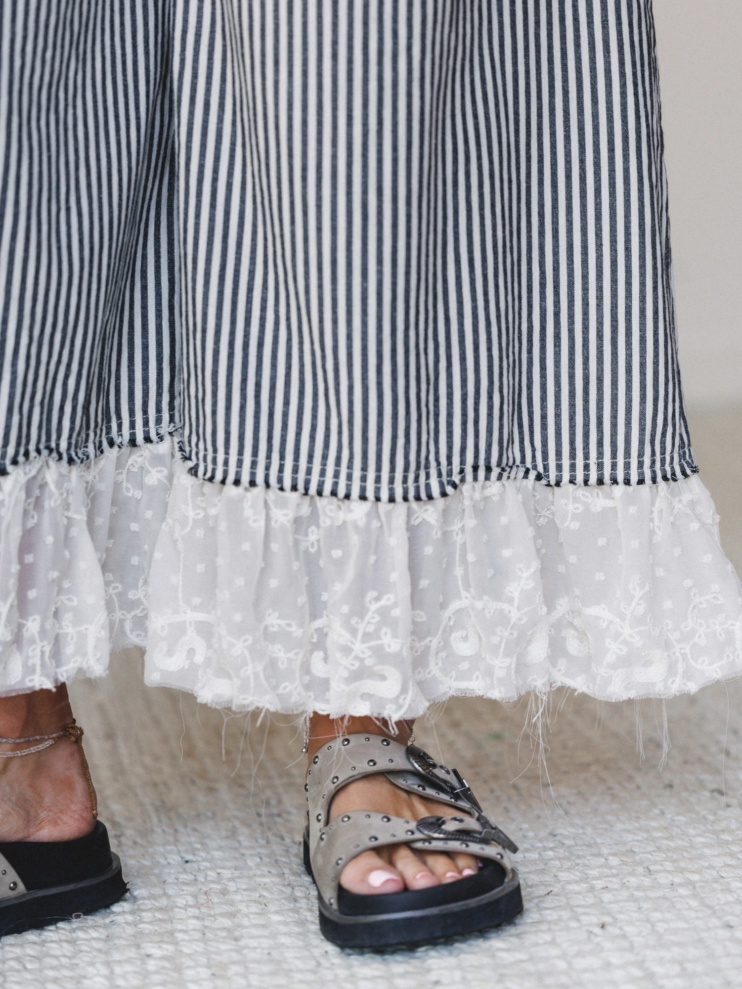 A Bit of Whimsy Jumpsuit - Black Stripe - Image 5