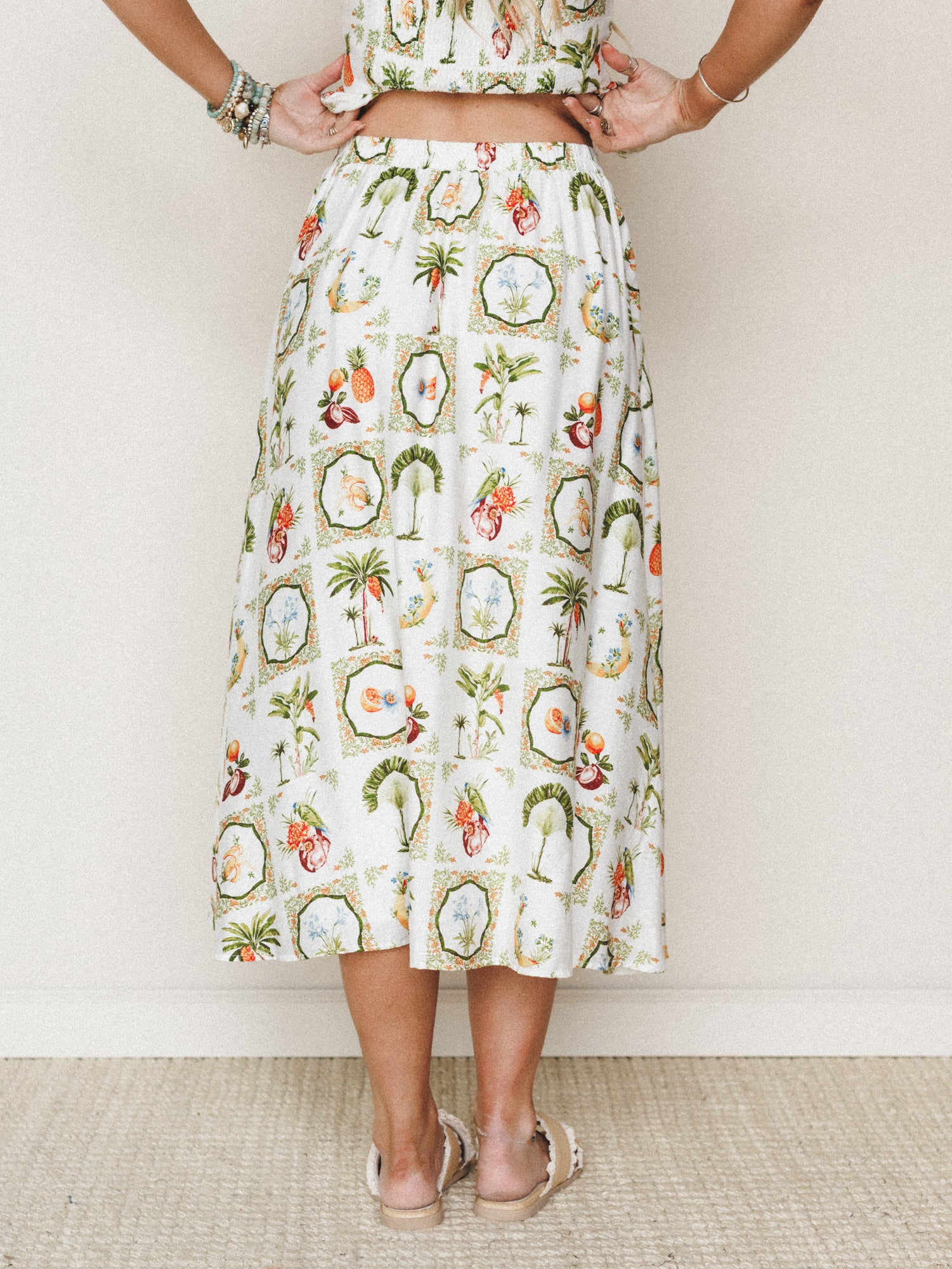 Adventure Awaits Skirt - Ivory Multi - Image 5