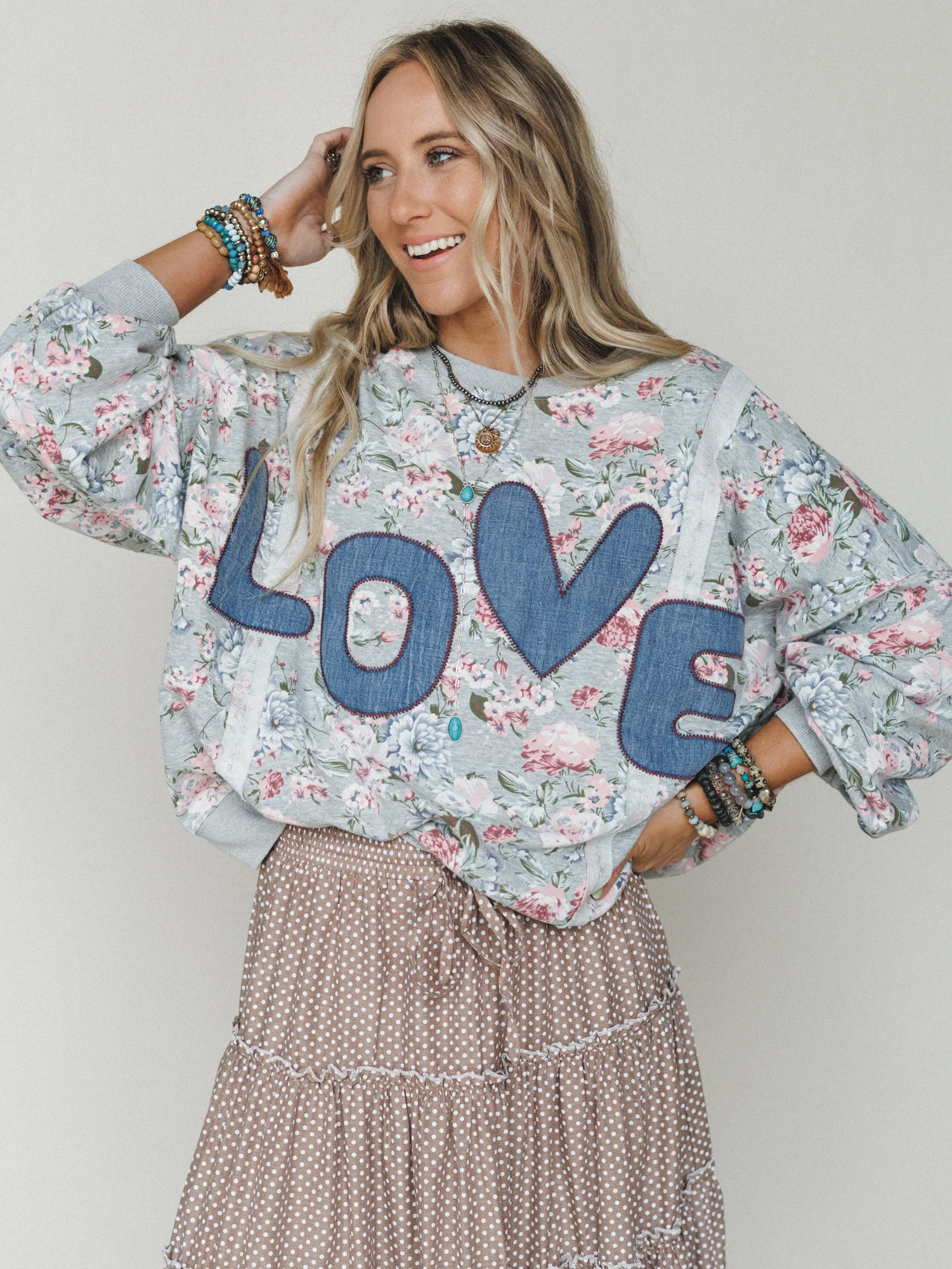 All About Love Pullover - Heather Gray - Image 2
