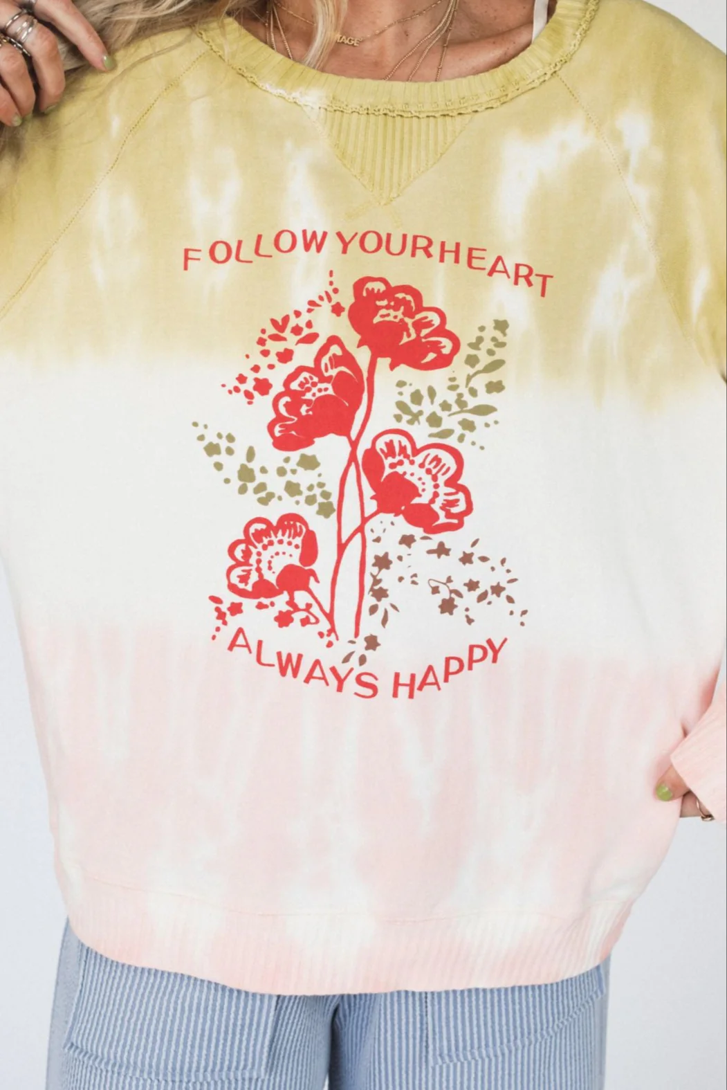 Always Happy Pullover - Sage - Image 2