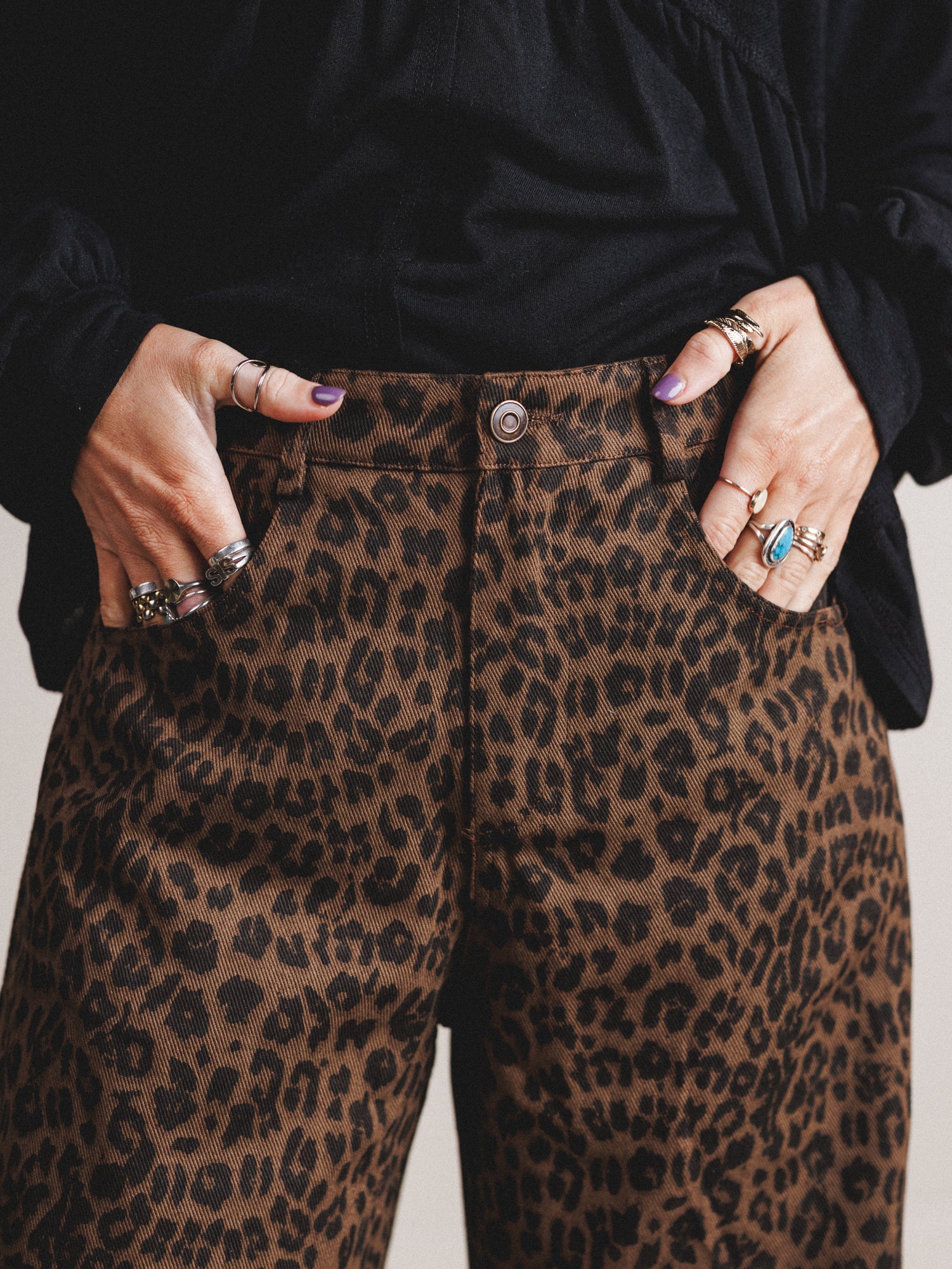 Animal Palace Pants - Chocolate - Image 3