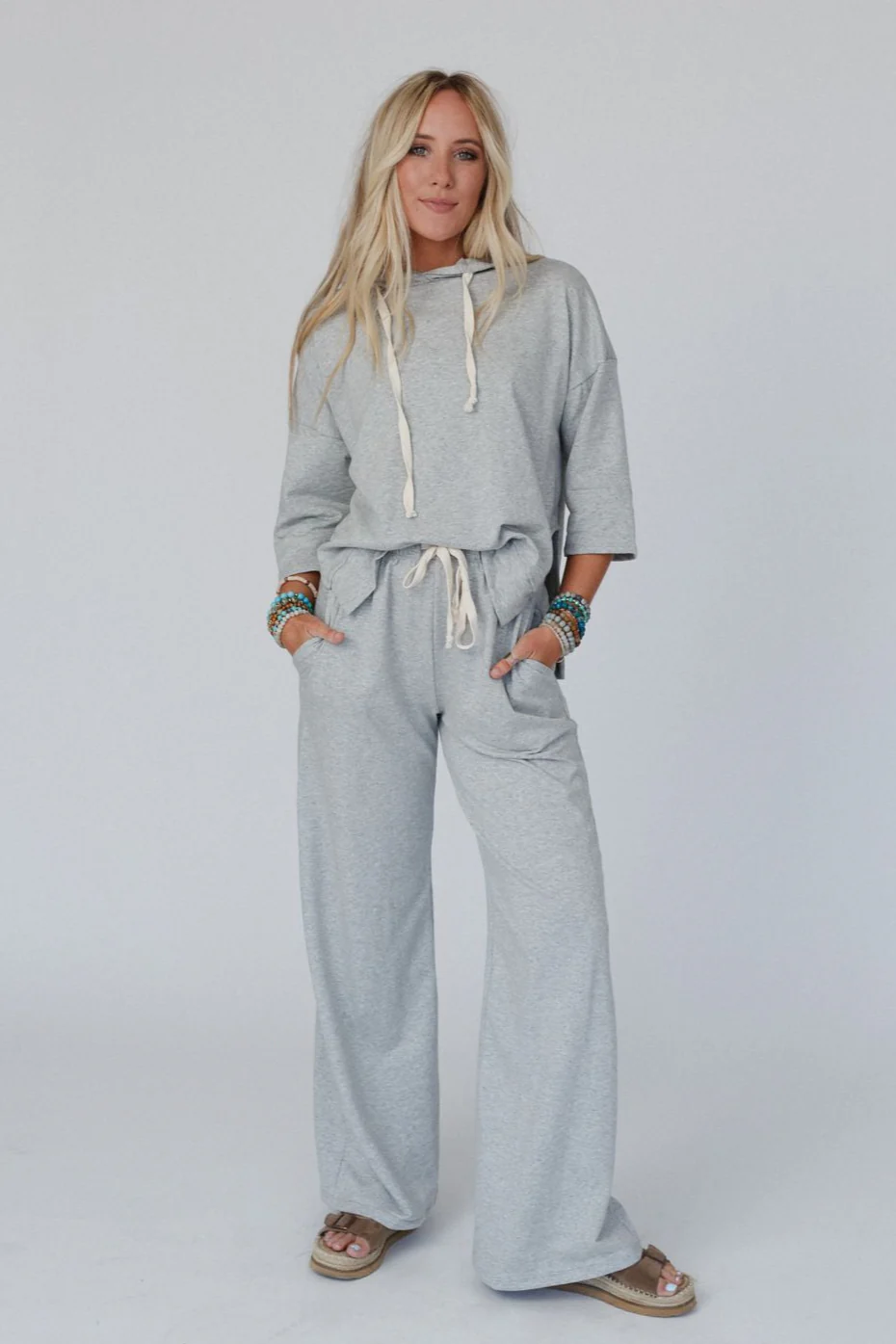 The Nest Arianna Top And Pant Set - Heather Gray - Image 6