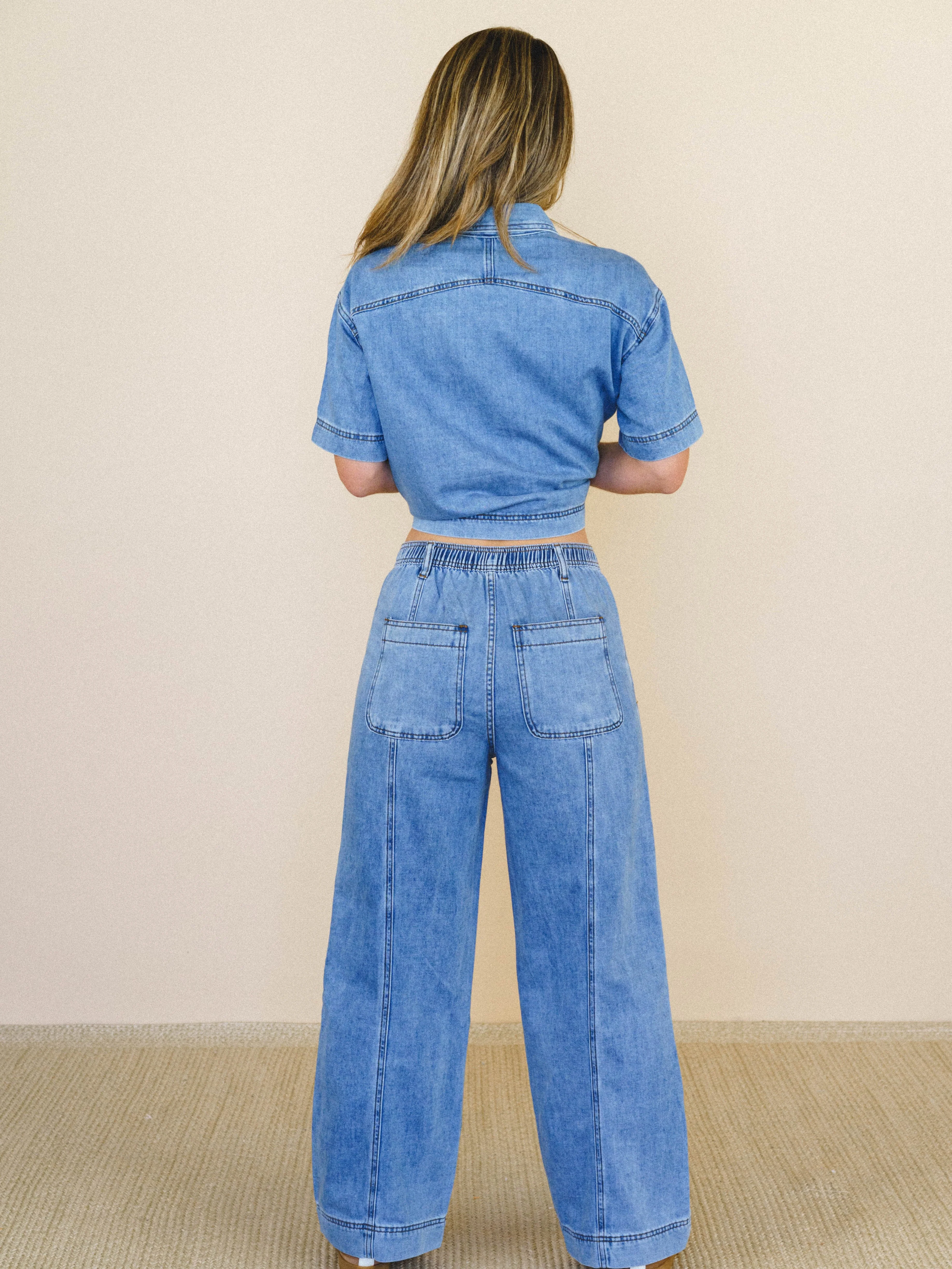 Around Town Denim Set - Cloud Wash - Image 2