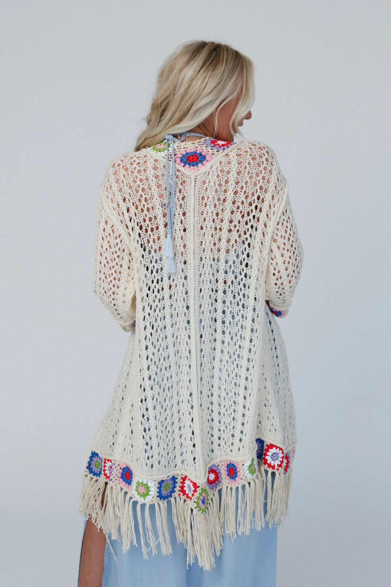 Artful Allure Cardigan - Cream - Image 5