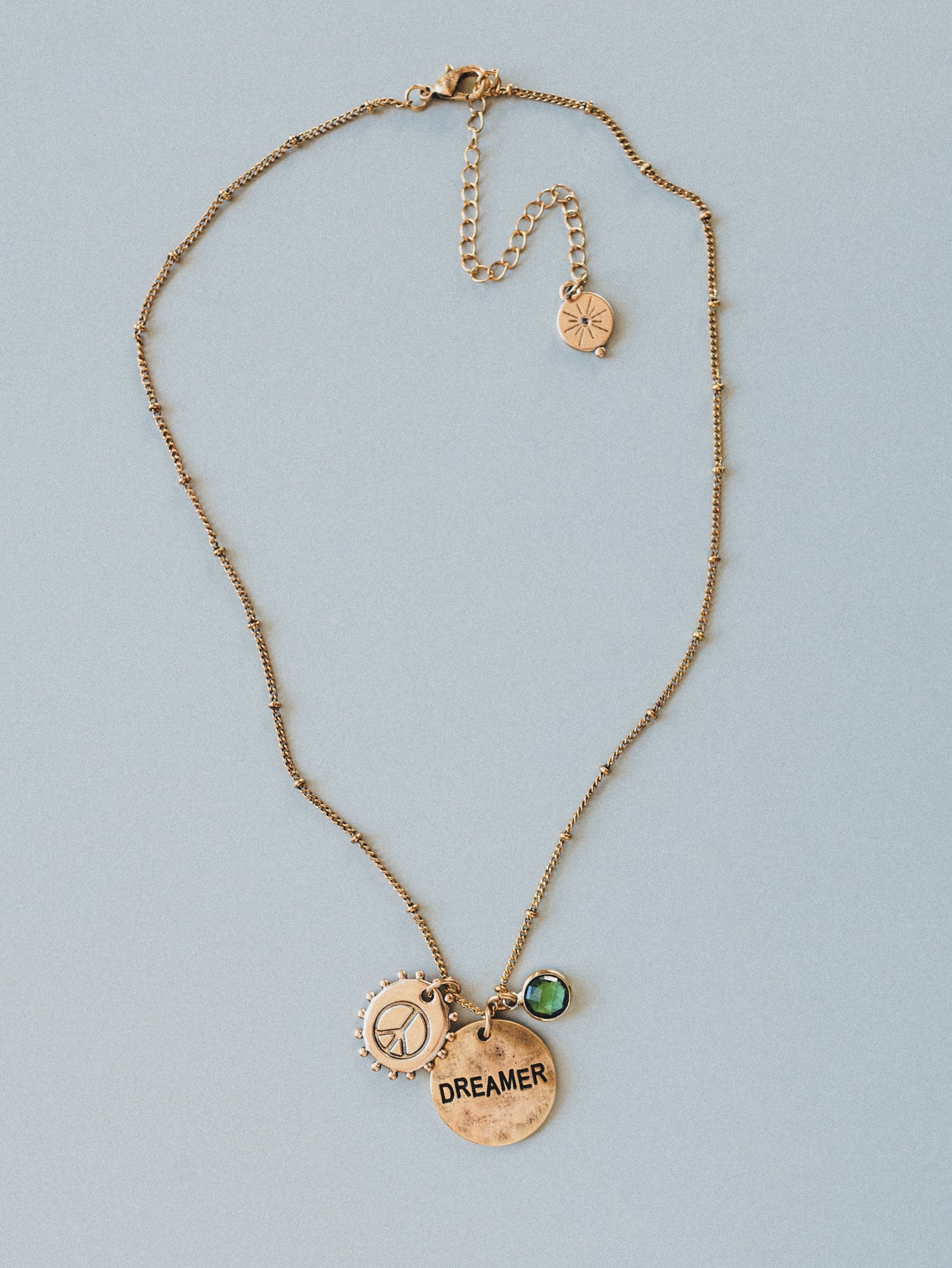 August Dreamer Birthstone Necklace - Peridot - Image 3