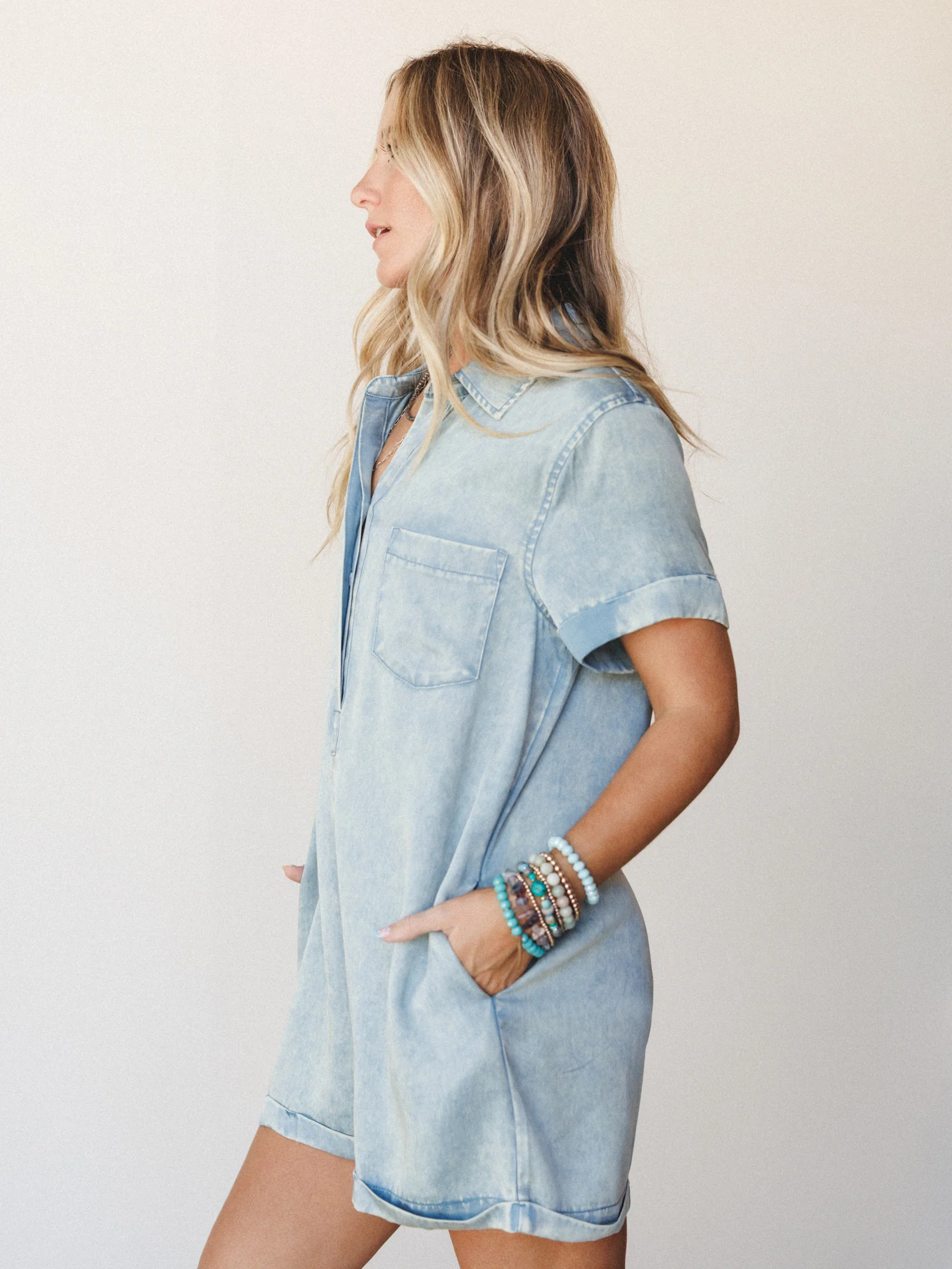 Austin Sunshine 2 Piece OOTW Set - Blue Gray - Image 4