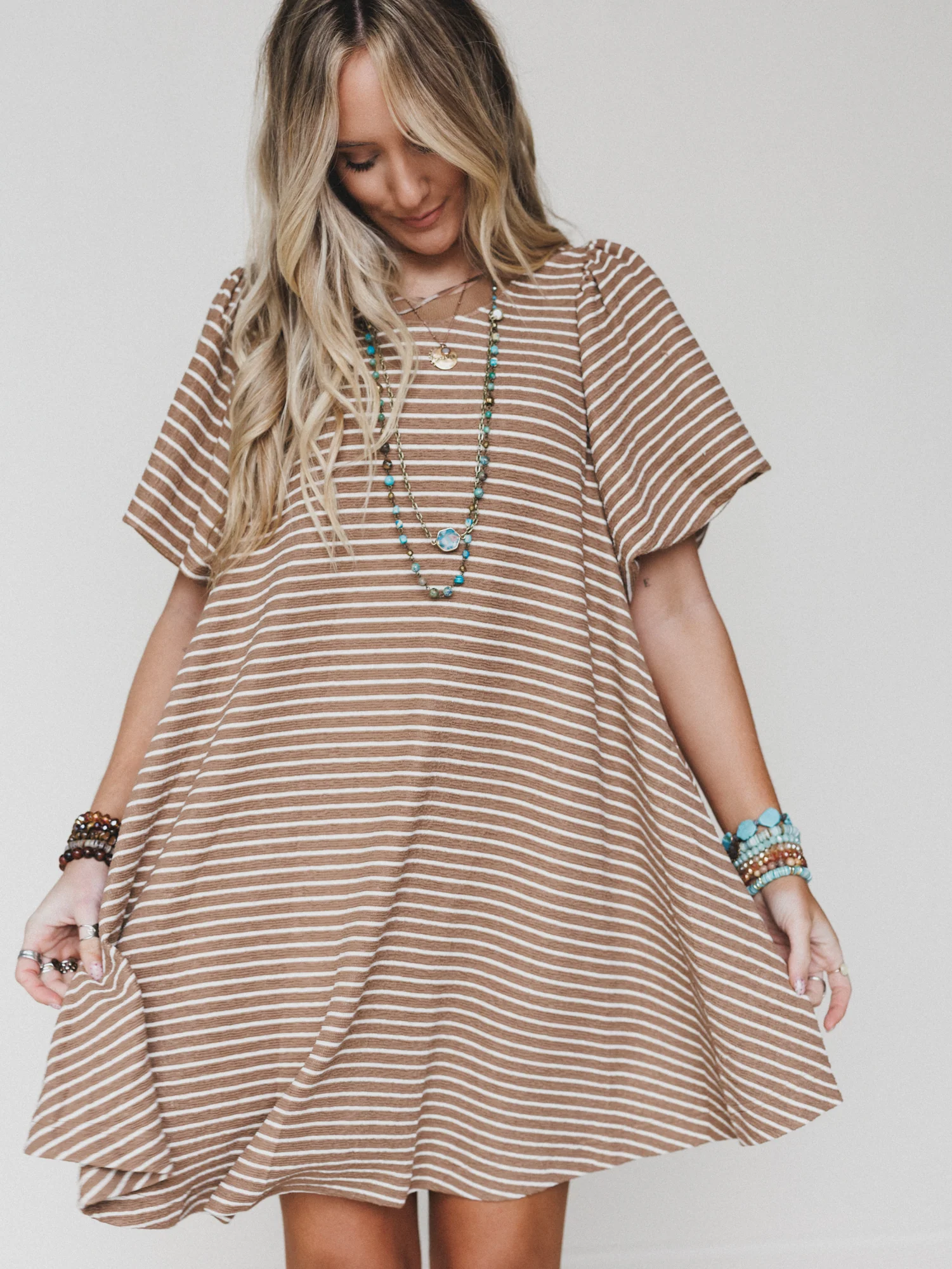Baby Love Dress - Latte - Image 8