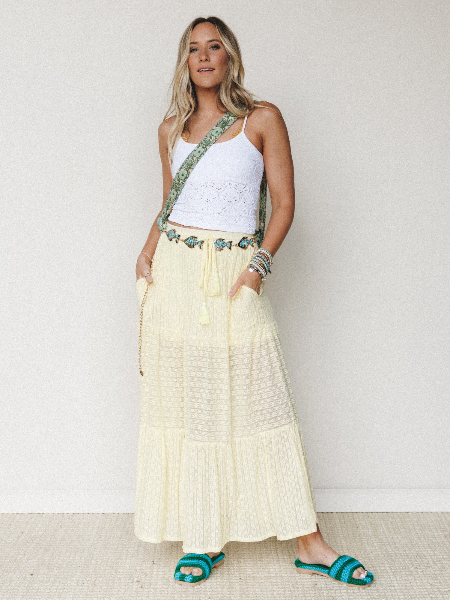 Beachside Lace Cami - White - Image 4