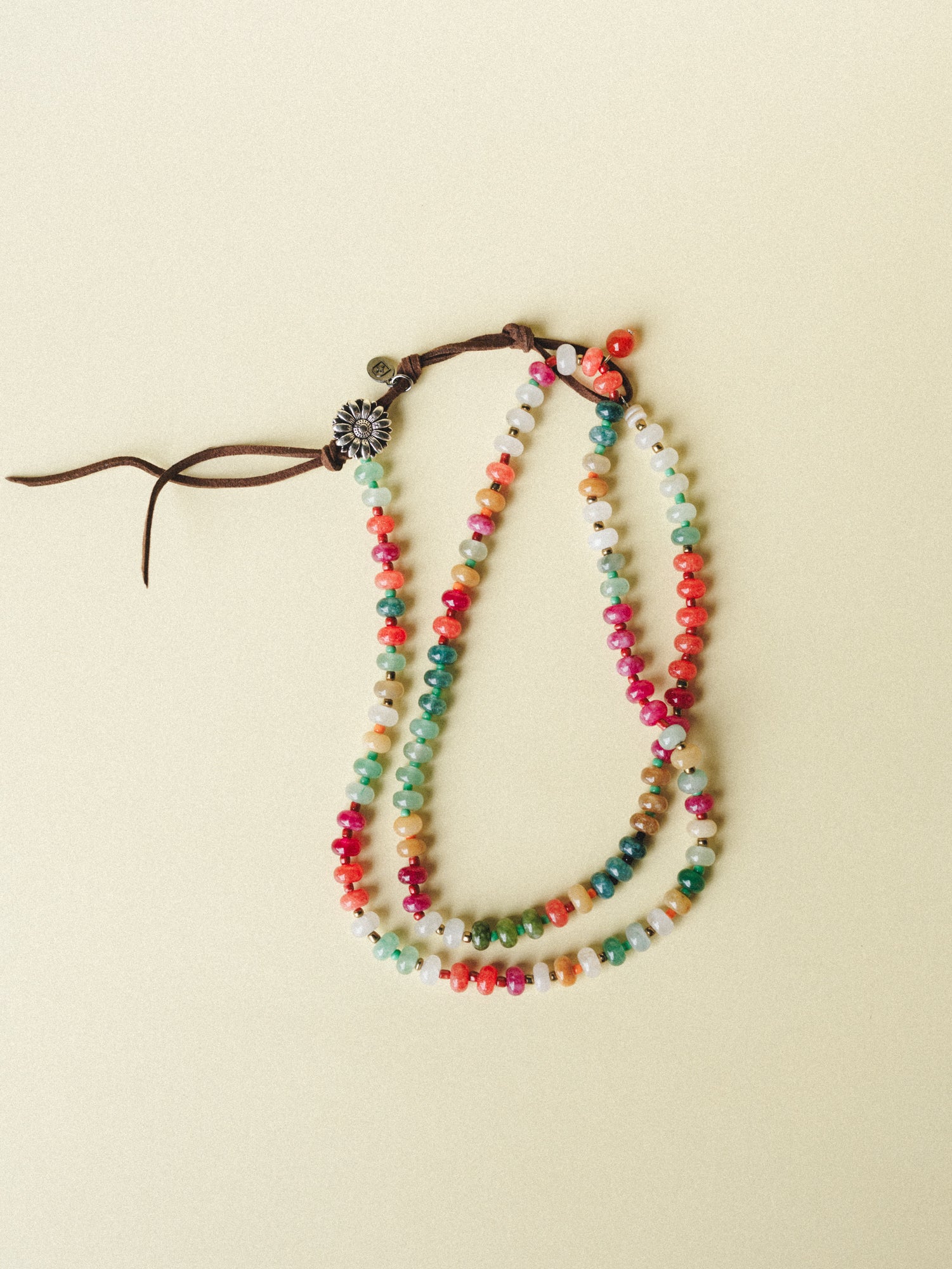 Begonia Multi Beaded Necklace - Multi - Image 5