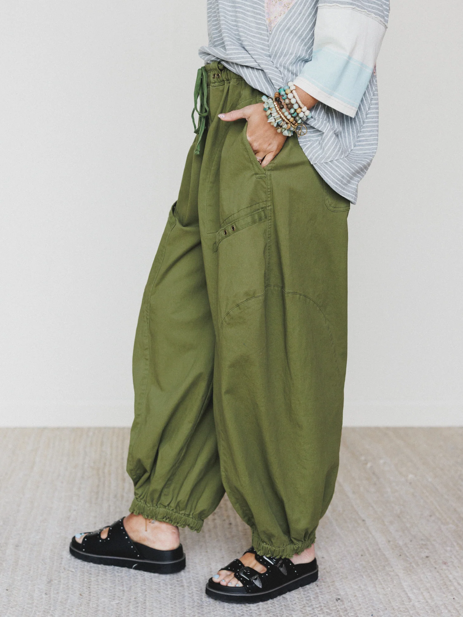 Better Than Ever Pants - Olive - Image 2