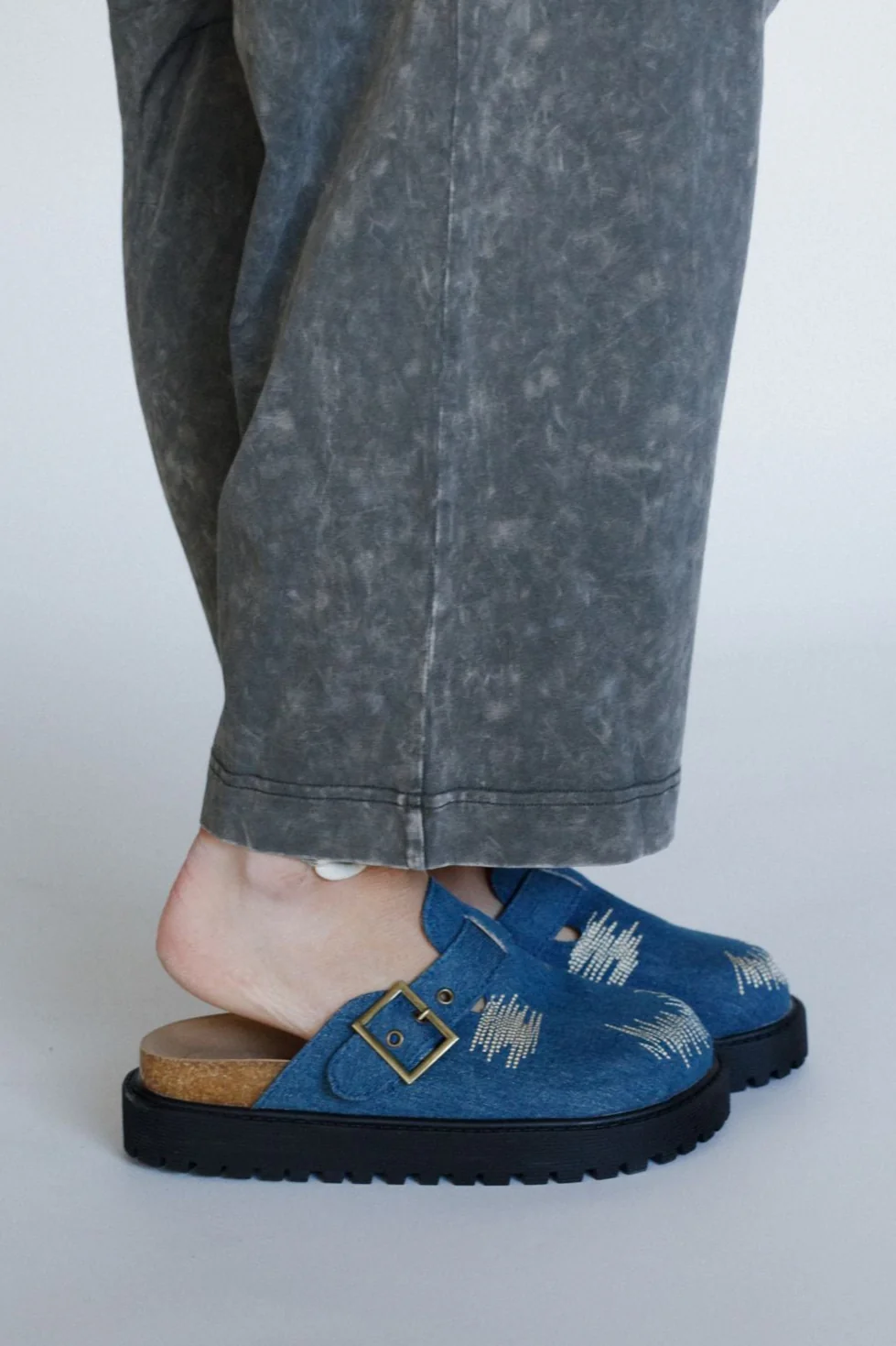 Bliss Bound Mules - Navy - Image 4