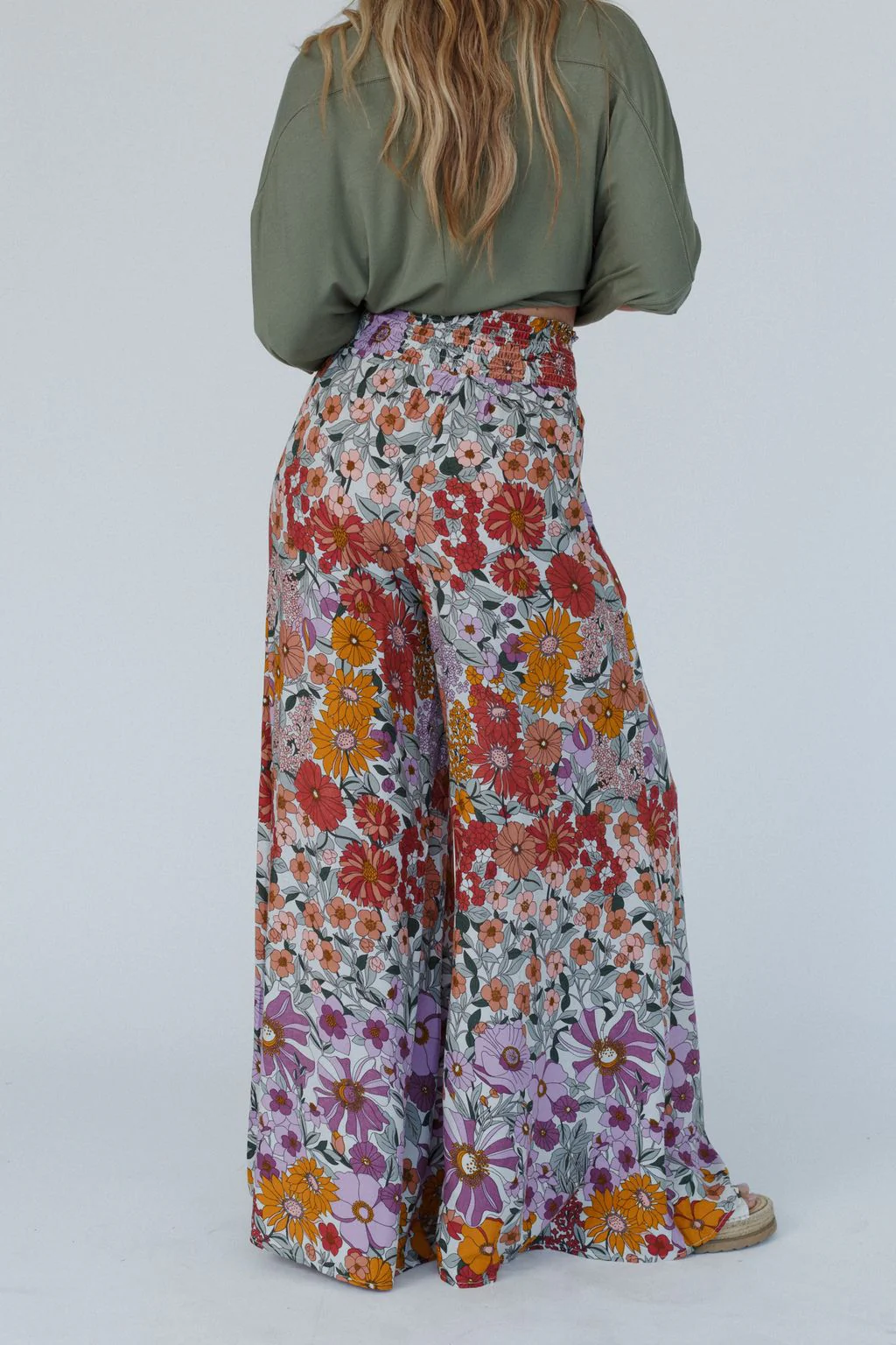 Blissful Burst Floral Pants - Purple - Image 8