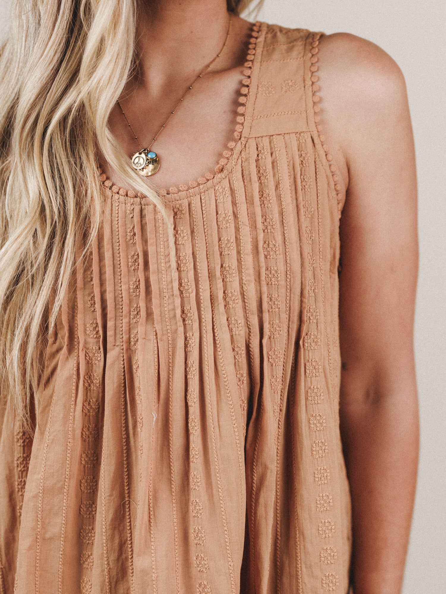 Blossom Dress  - Caramel - Image 3