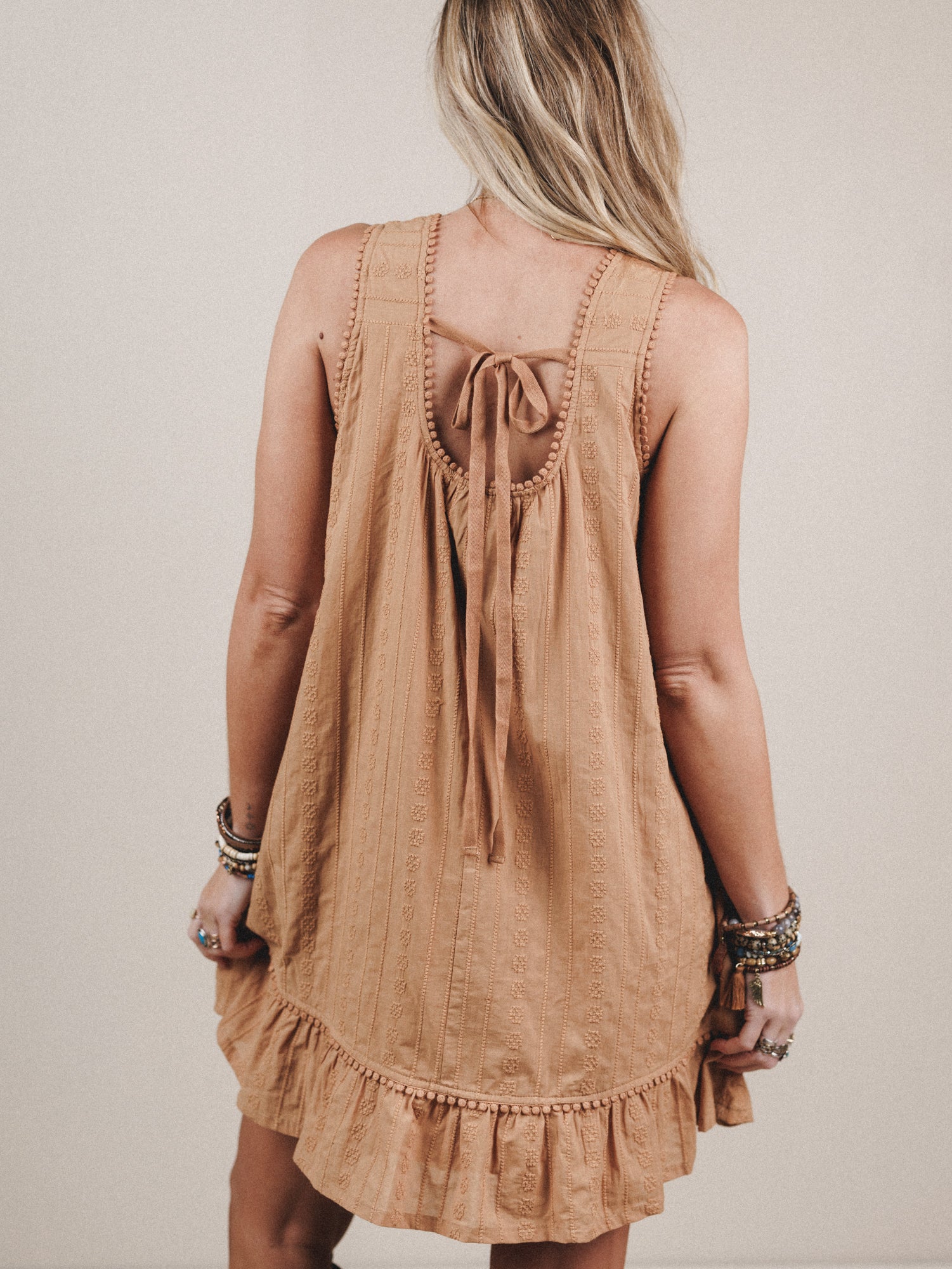 Blossom Dress  - Caramel - Image 6