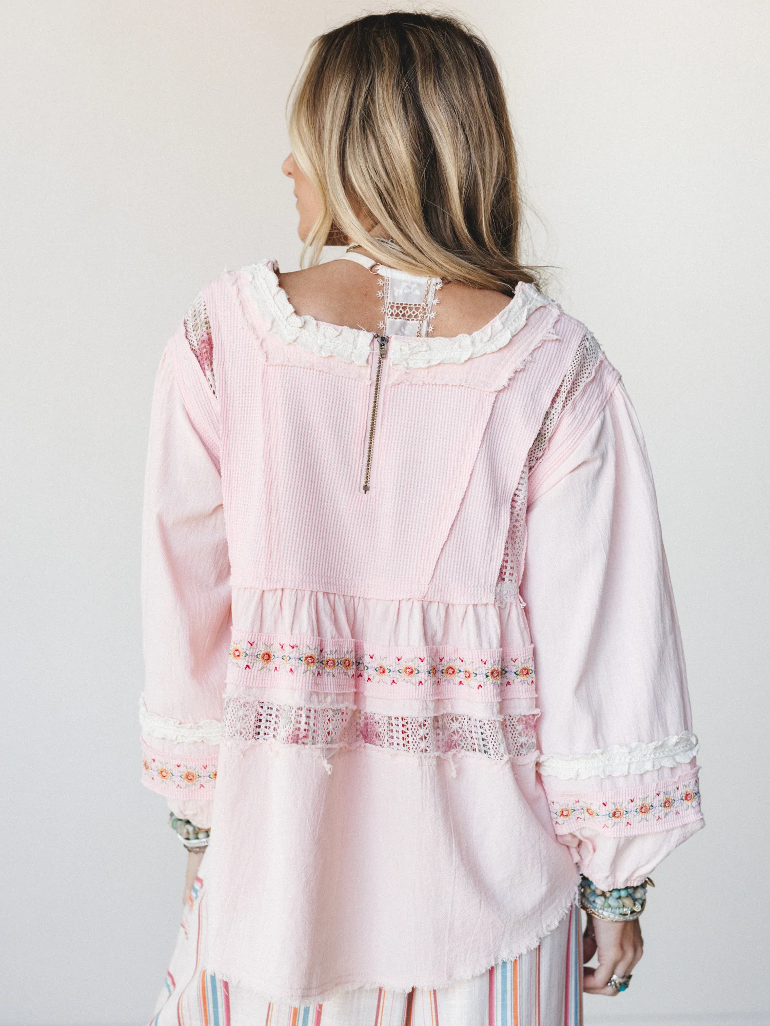 Willow Ways Blouse - Blush Multi - Image 5