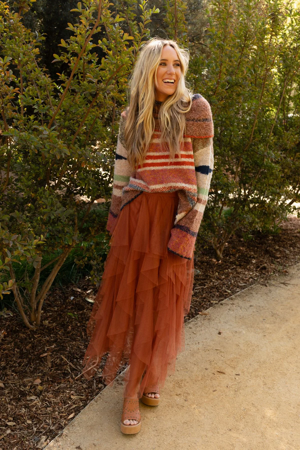Boho Ballerina Skirt - Camel - Image 4