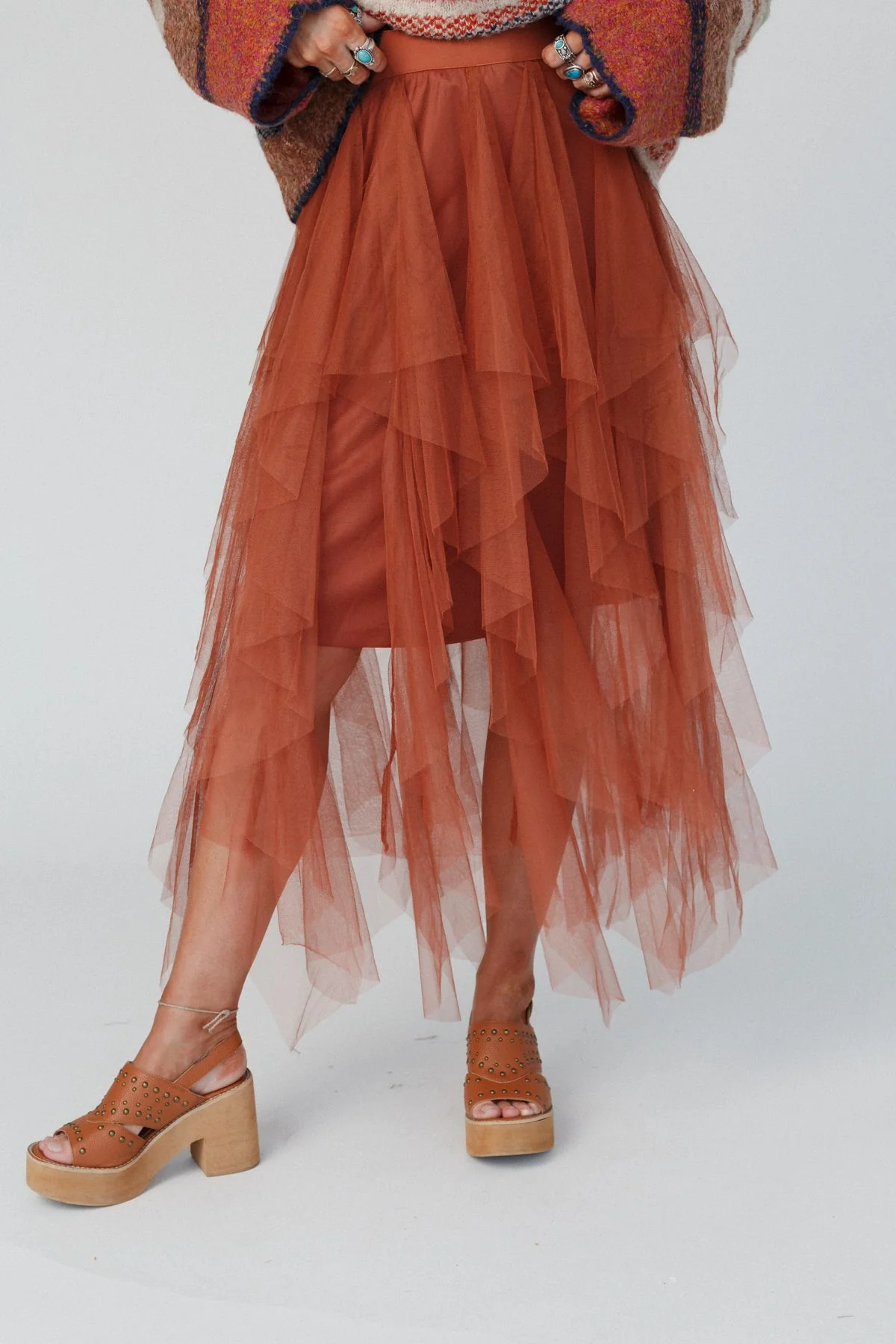 Boho Ballerina Skirt - Camel - Image 5