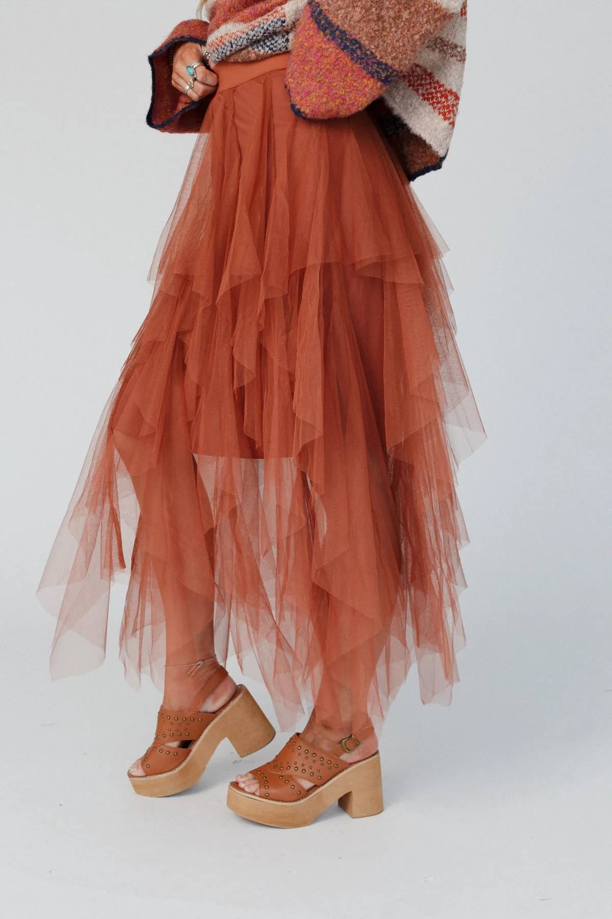 Boho Ballerina Skirt - Camel - Image 7