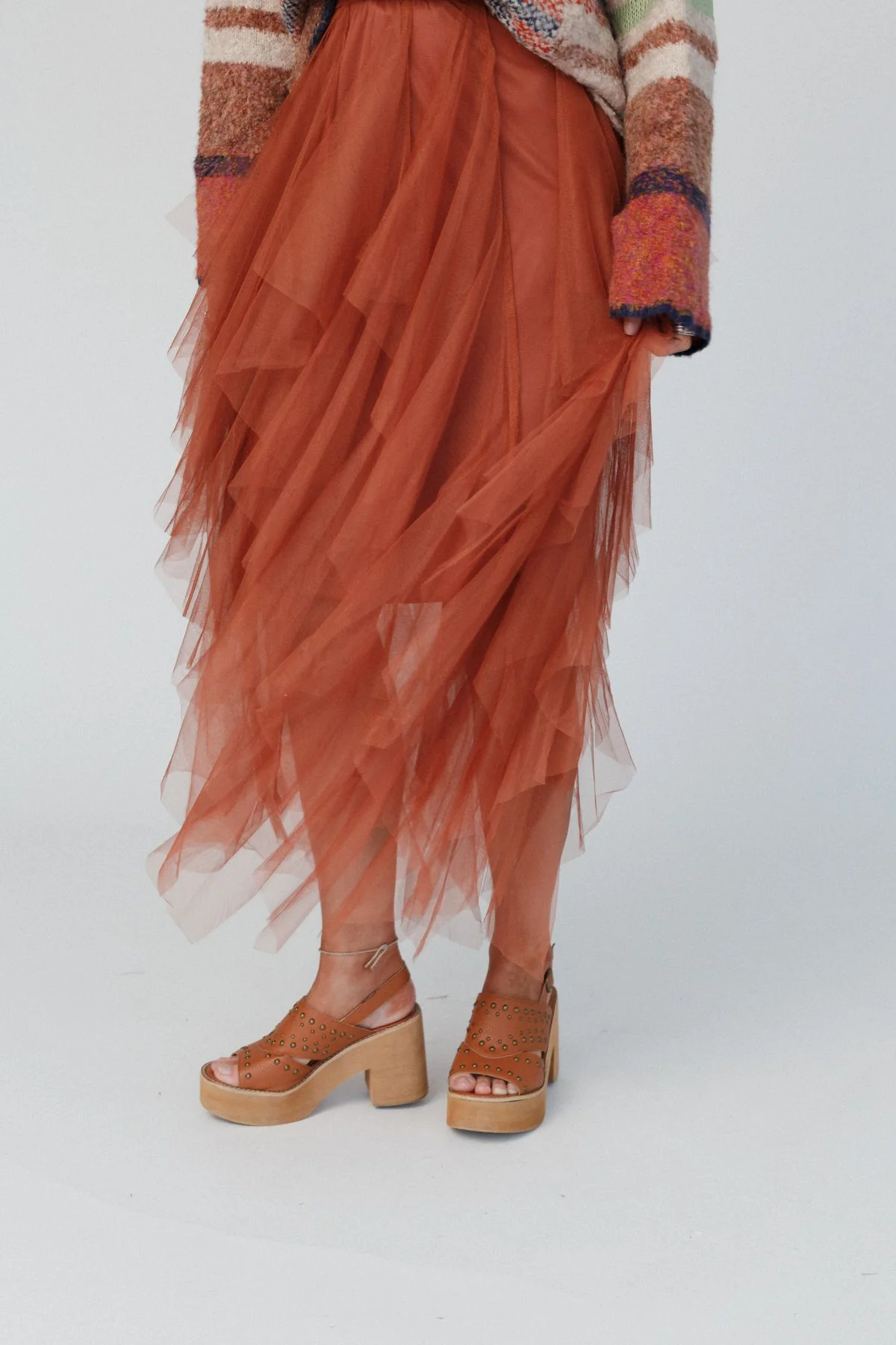 Boho Ballerina Skirt - Camel - Image 8