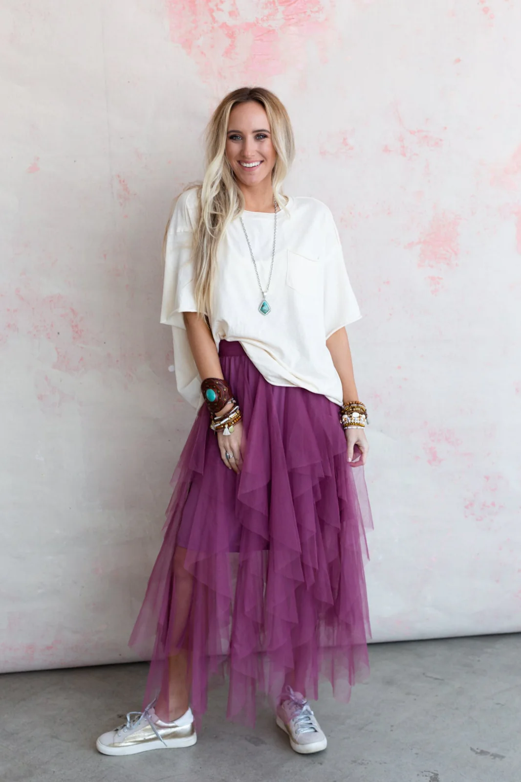 Boho Ballerina Skirt - Mauve - Image 5