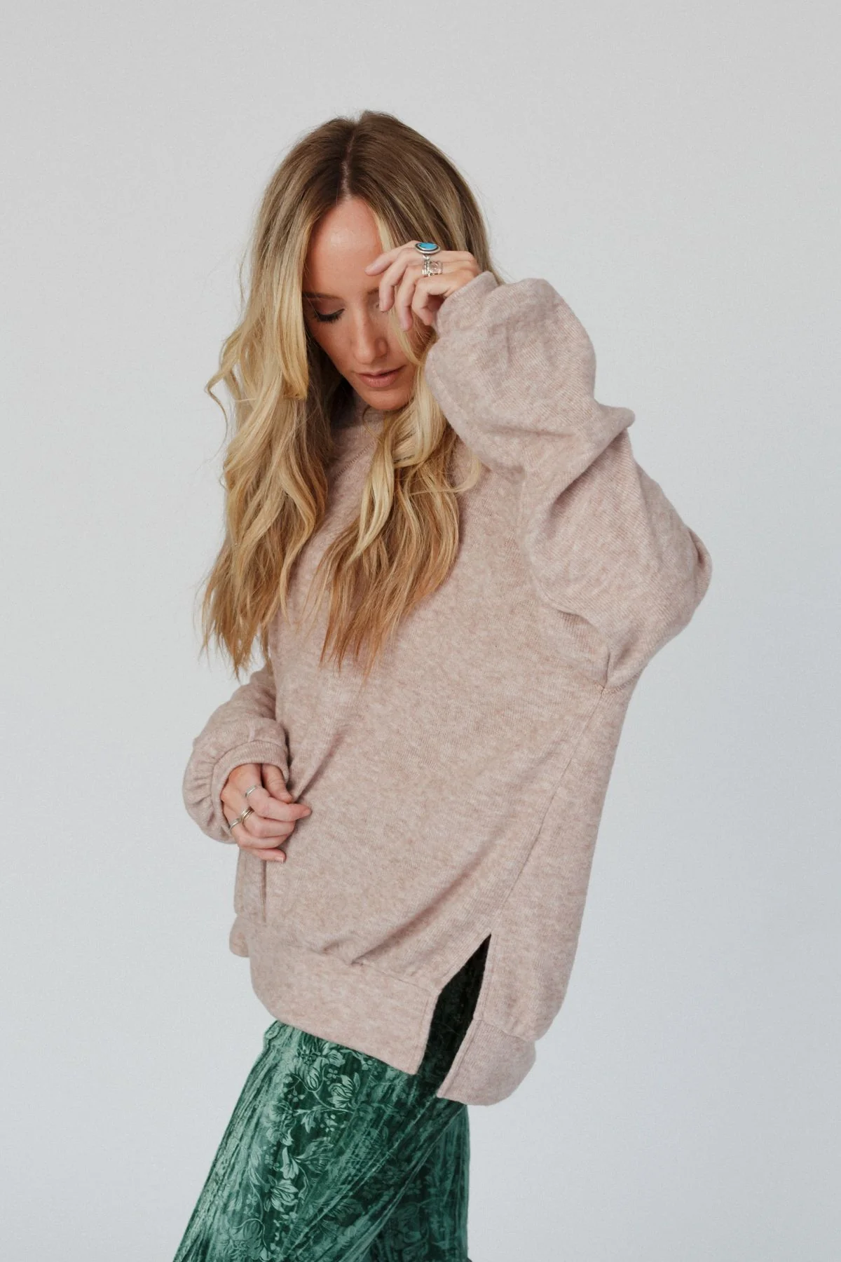 The Nest Brayden Oversized Pullover - Sand - Image 8