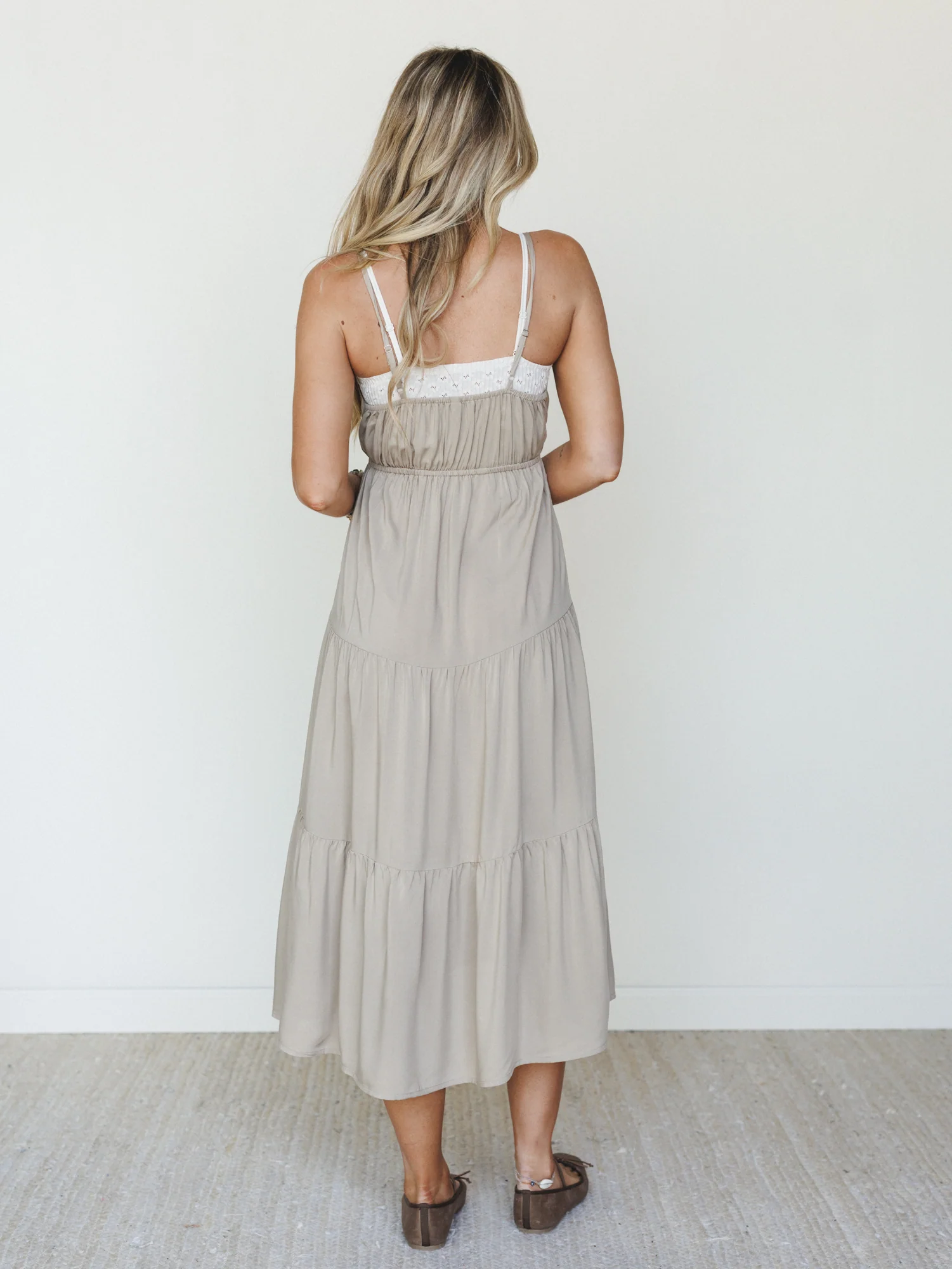 By The Bay Maxi Dress - Light Mocha - Image 4