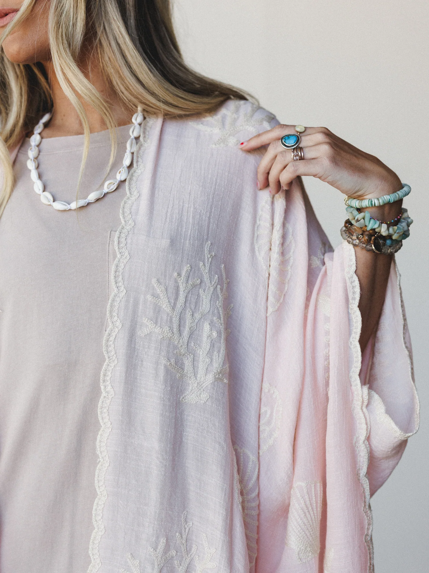By The Sea Necklace - White - Image 3