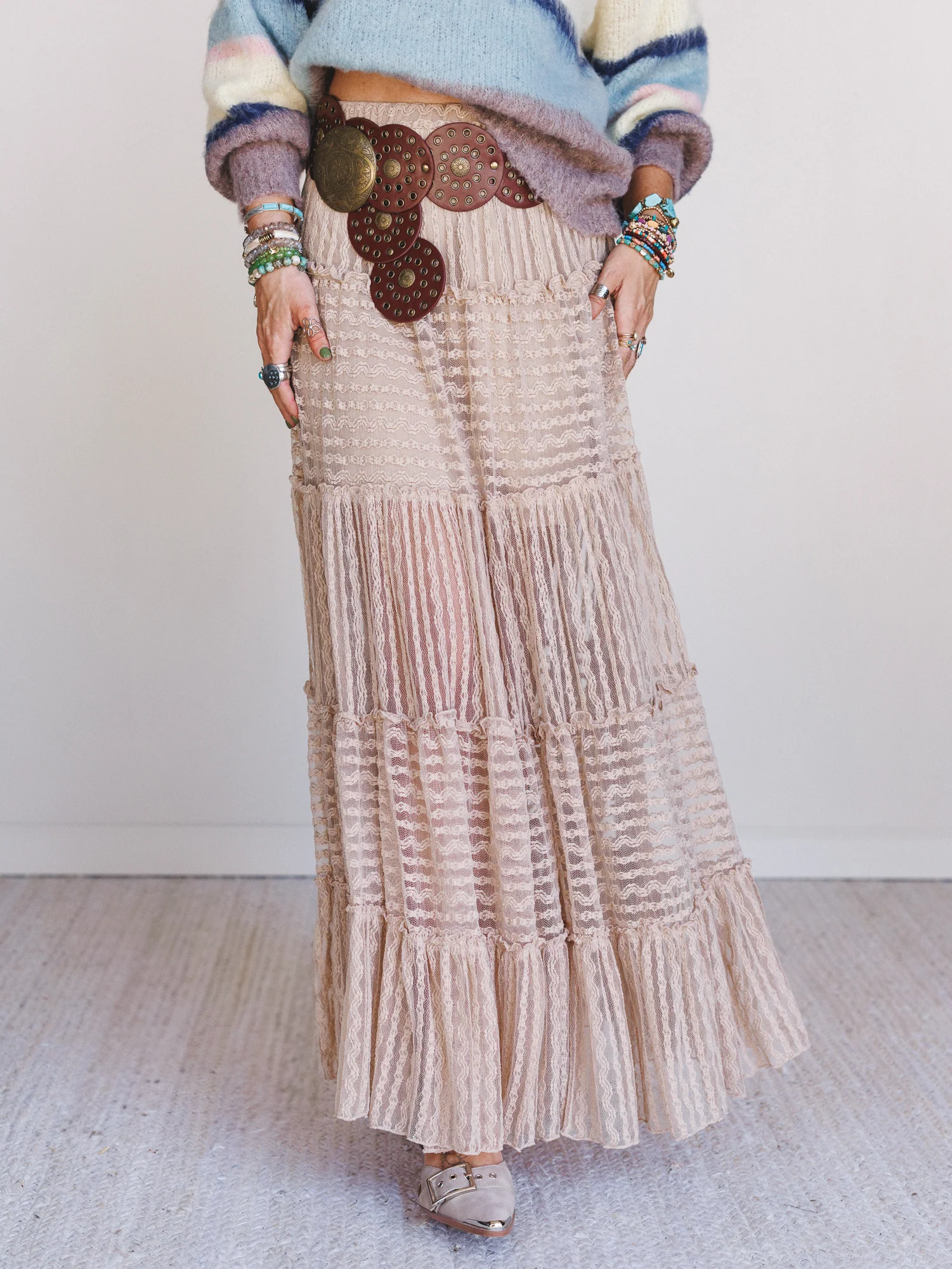 Catch The Drift Skirt - Natural - Image 5