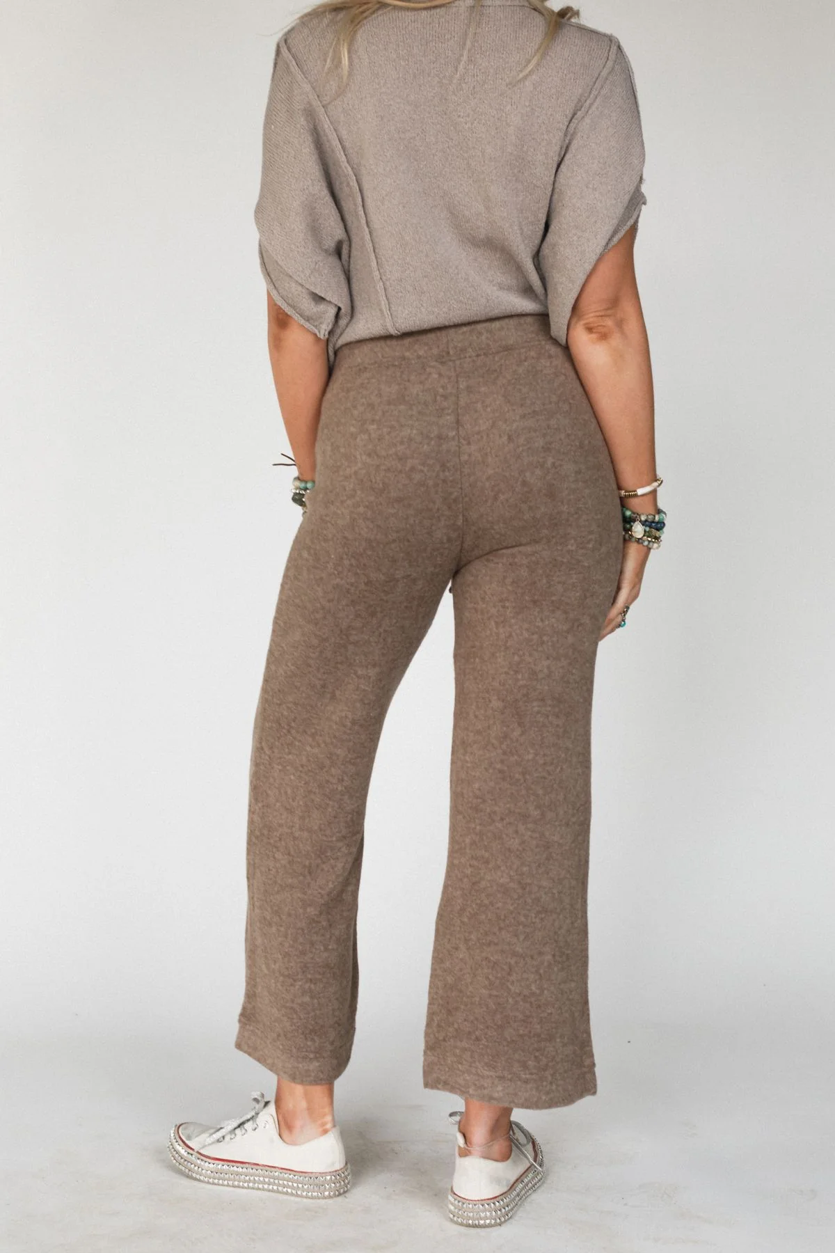 Celebration Soul Drawstring Pants - Mocha - Image 4
