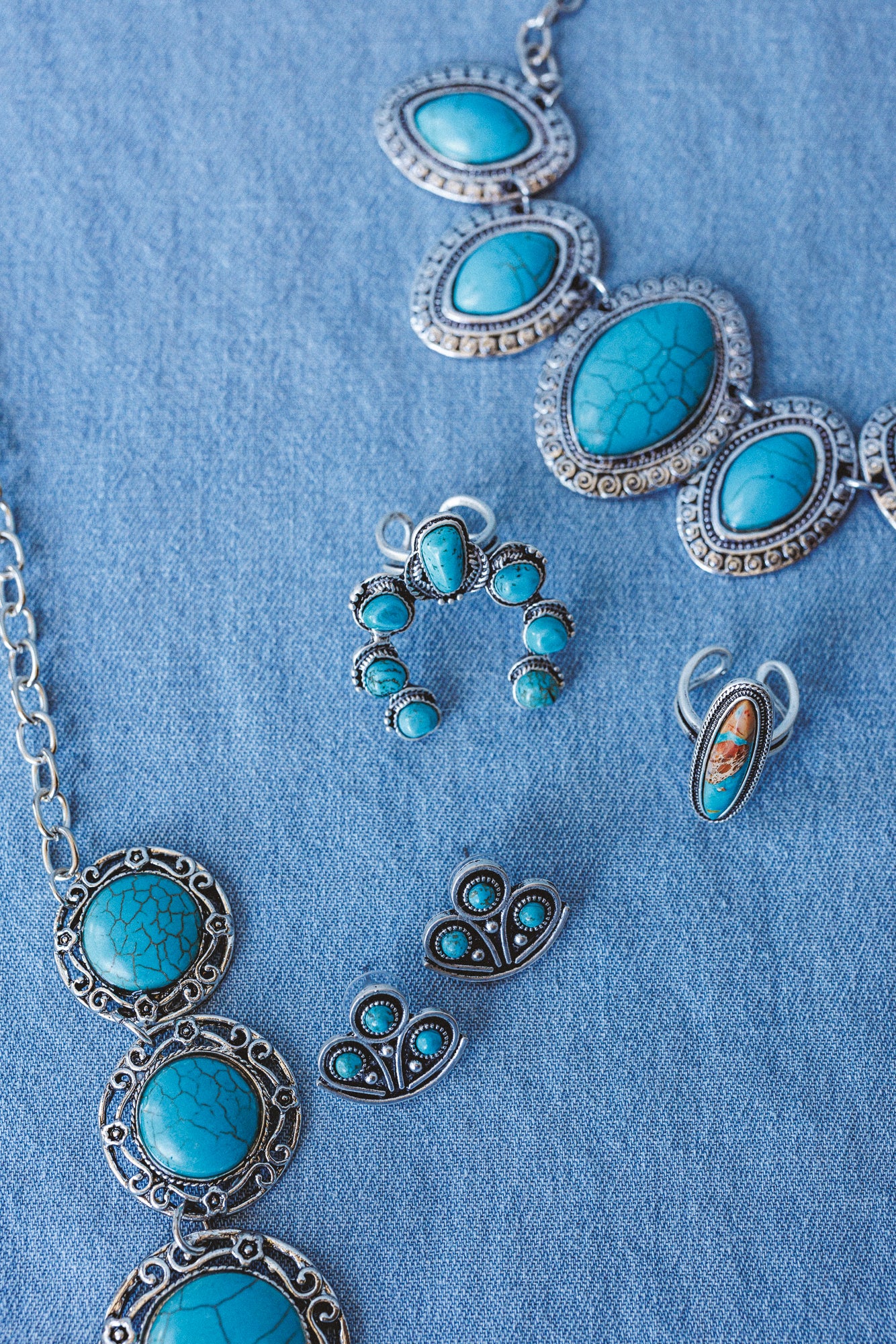 Celia Blossom Turquoise Ring - Turquoise - Image 5