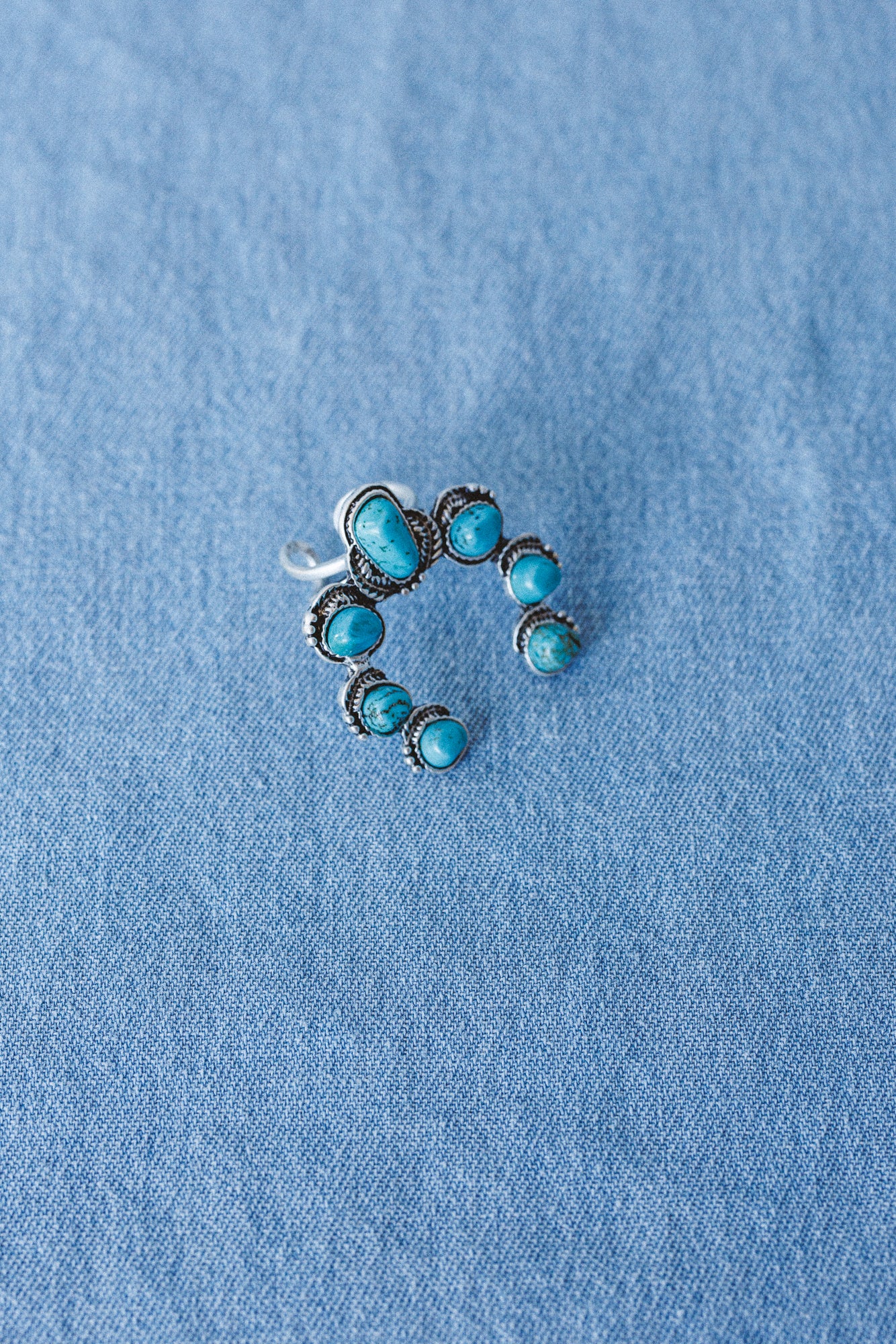 Celia Blossom Turquoise Ring - Turquoise - Image 2
