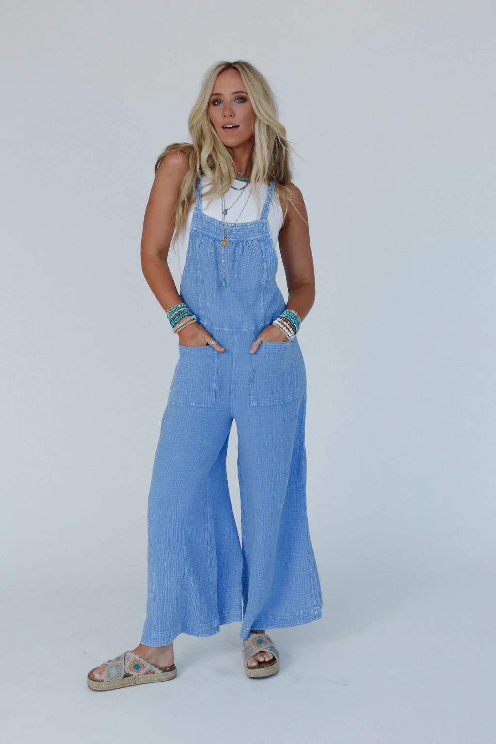 The Nest Coast To Coast Jumpsuit - Blue - Image 3