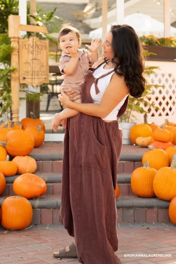 Coastal Muse Wide Leg Jumpsuit - Plum - Image 6