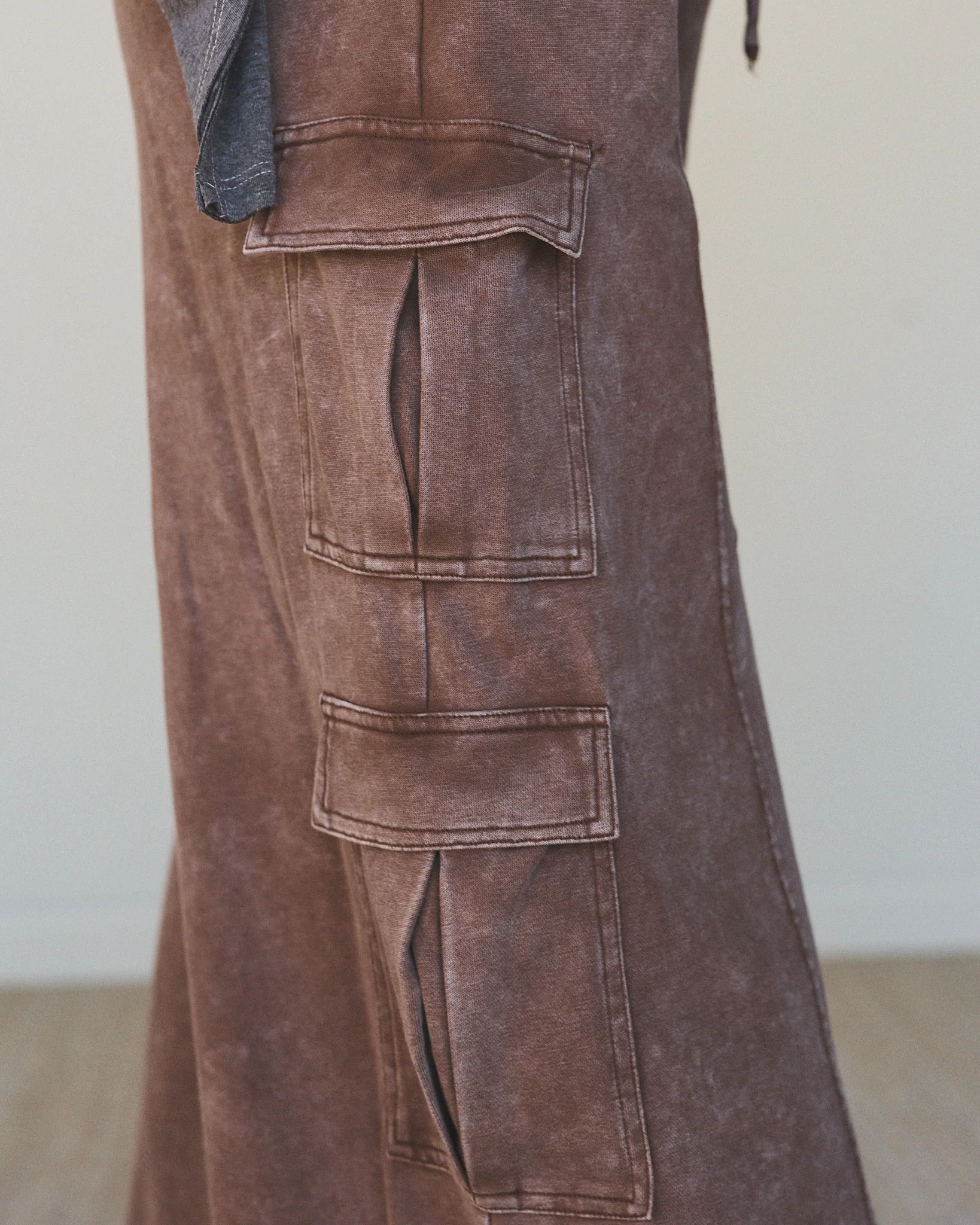 Cool Theory Wide Leg Pants - Brown - Image 2