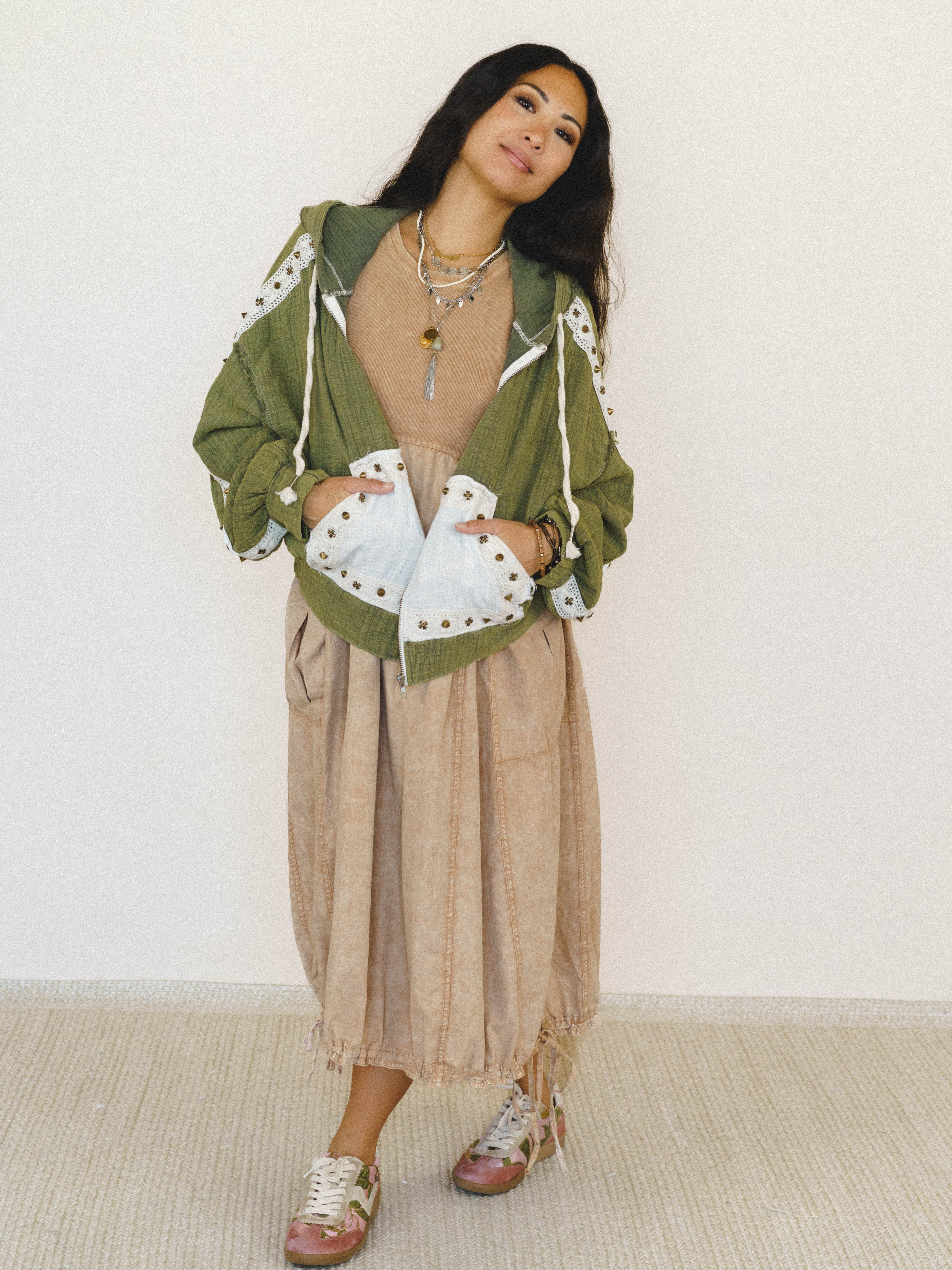 Cool Vines Jacket - Olive Camo - Image 5
