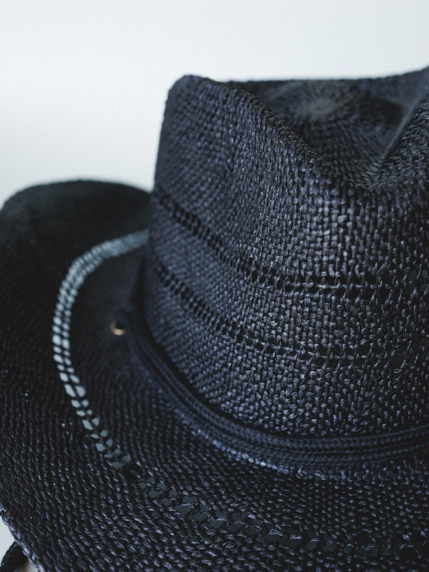 Cowboy Sun Hat - Black - Image 4