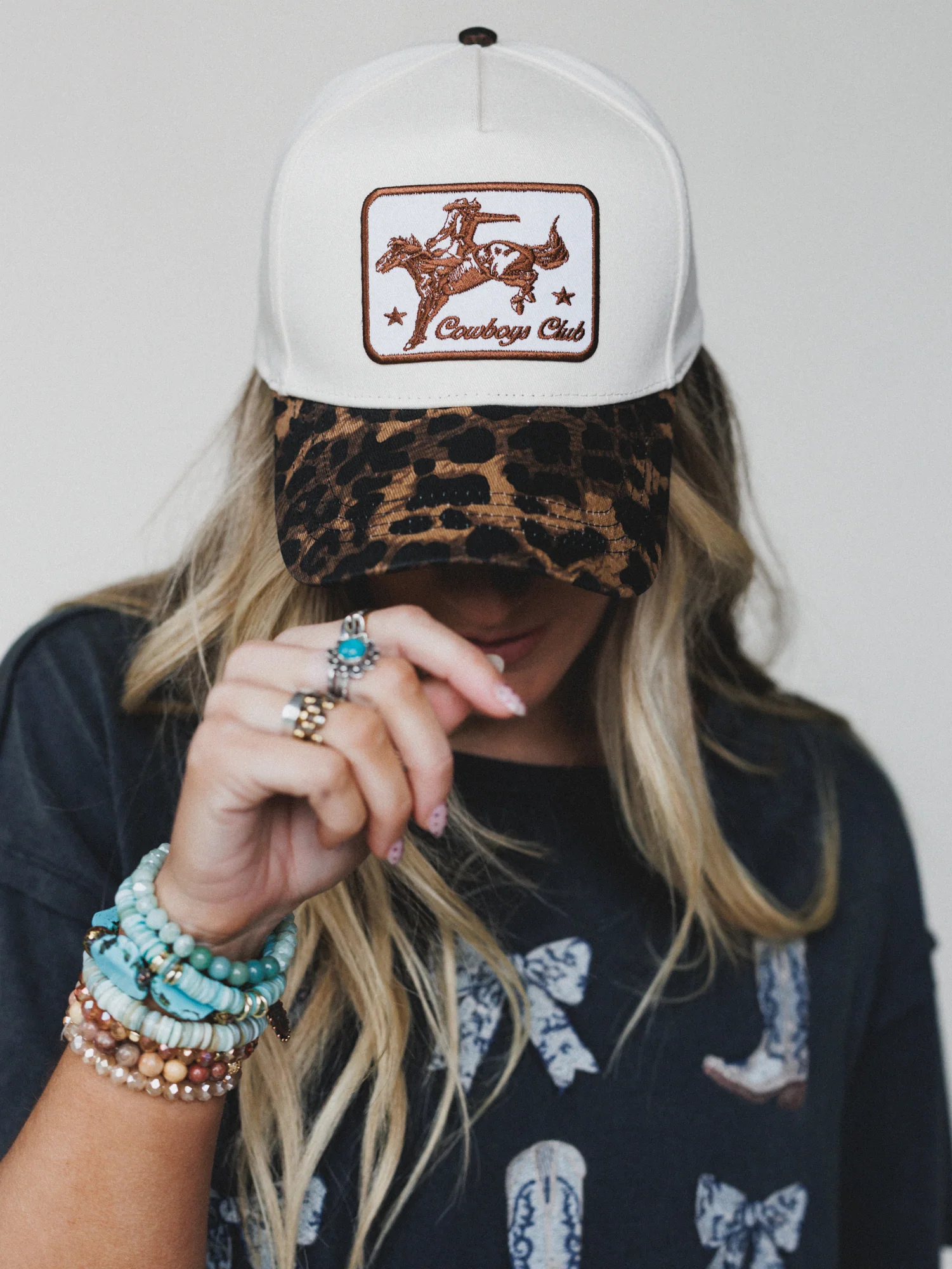 Cowboys Club Trucker Hat - Beige - Image 2