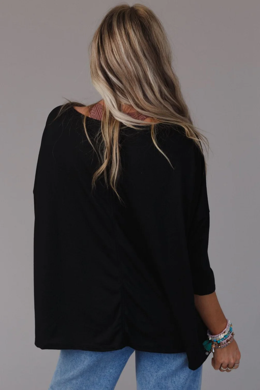 The Nest Cozy Cool Oversized Tee - Black - Image 5