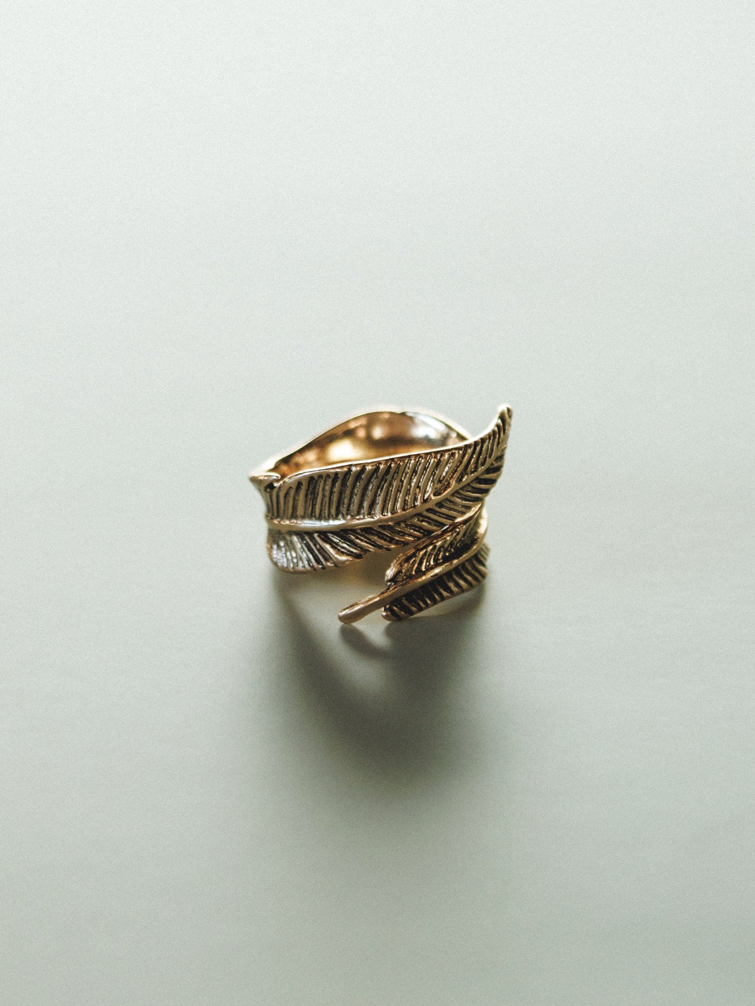 Crown Of Feathers Ring - Gold - Image 2