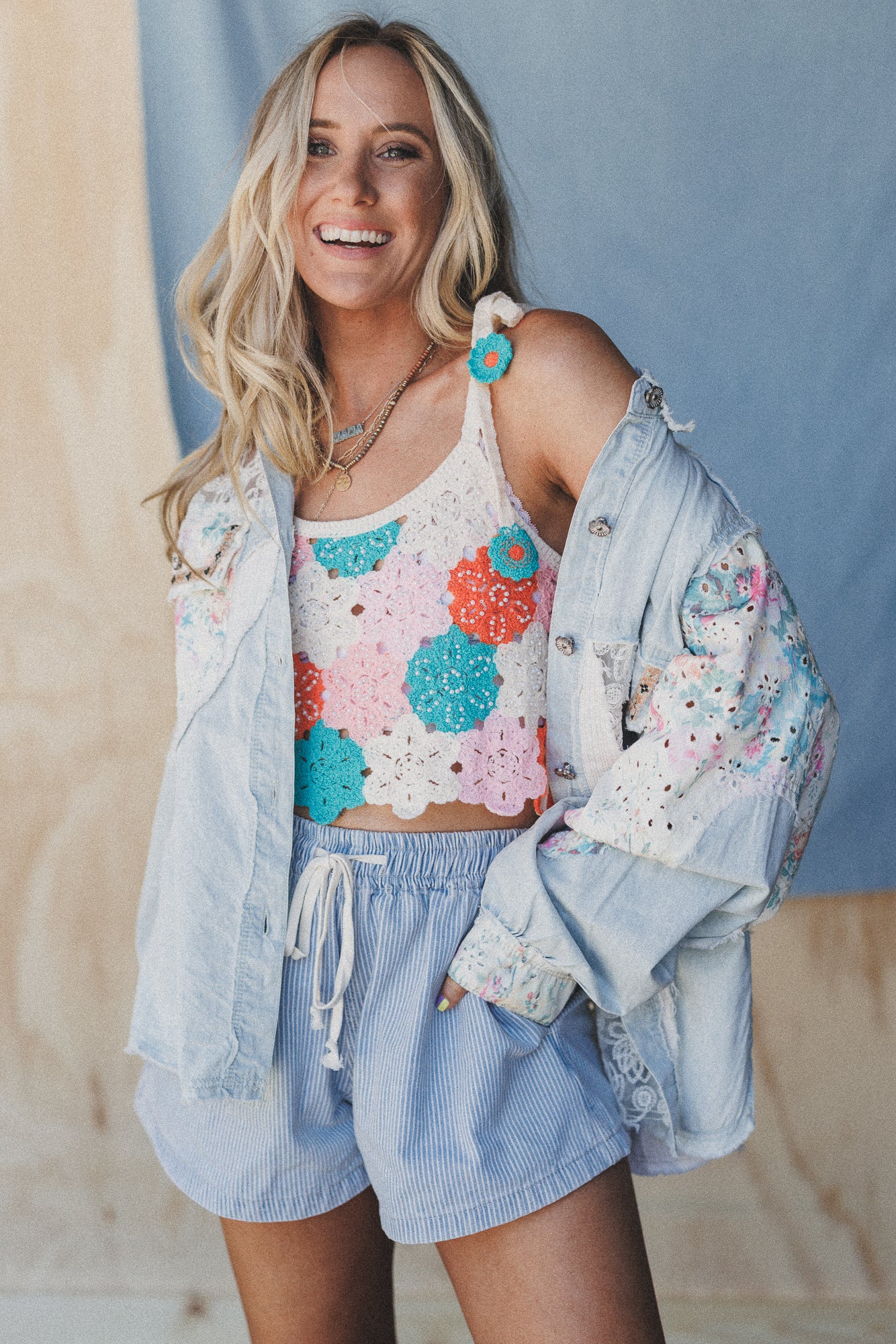 Daisy Dreamer Crochet Top - Multi - Image 7