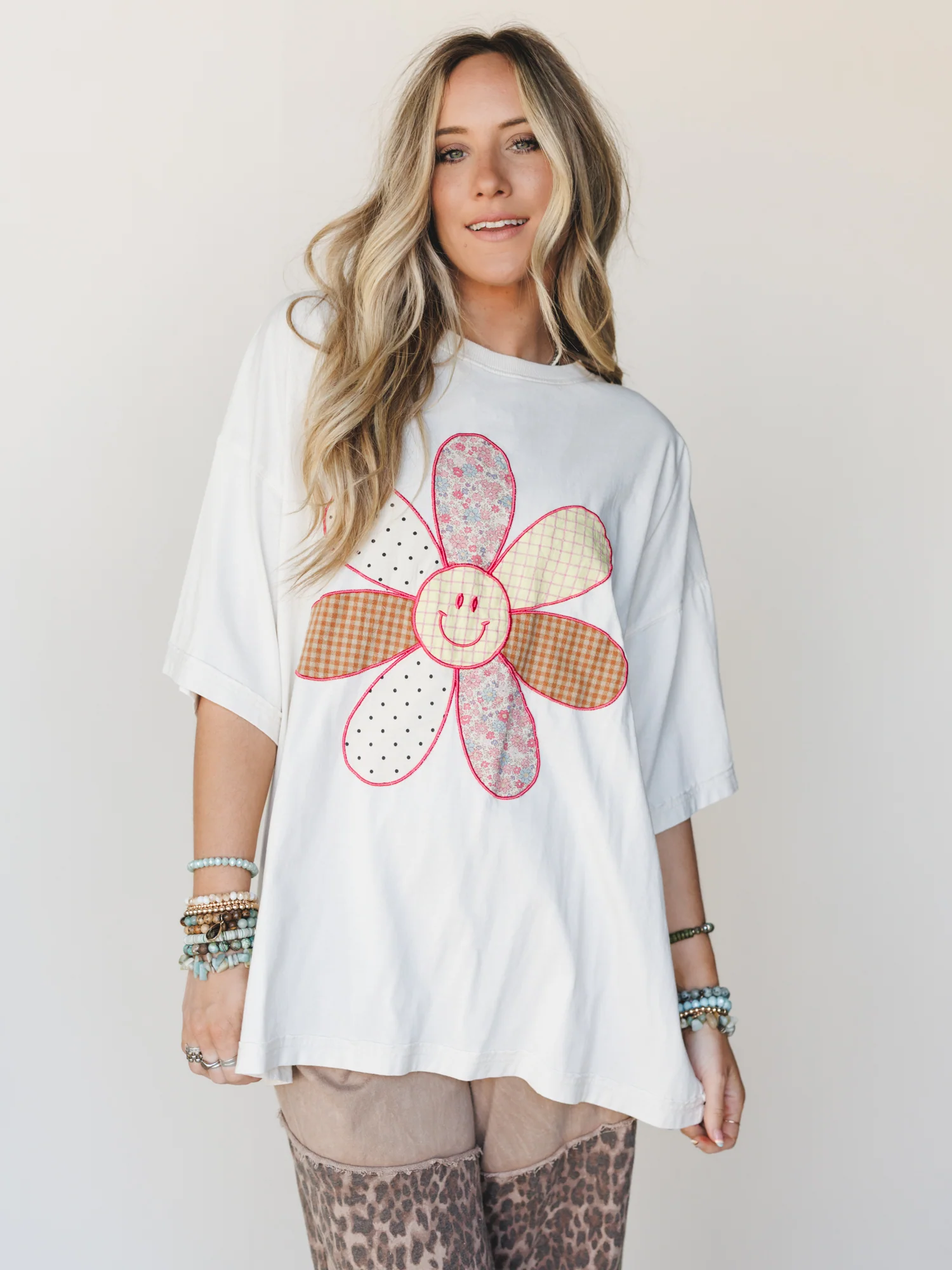 Daisy Drift Top - Off White - Image 8