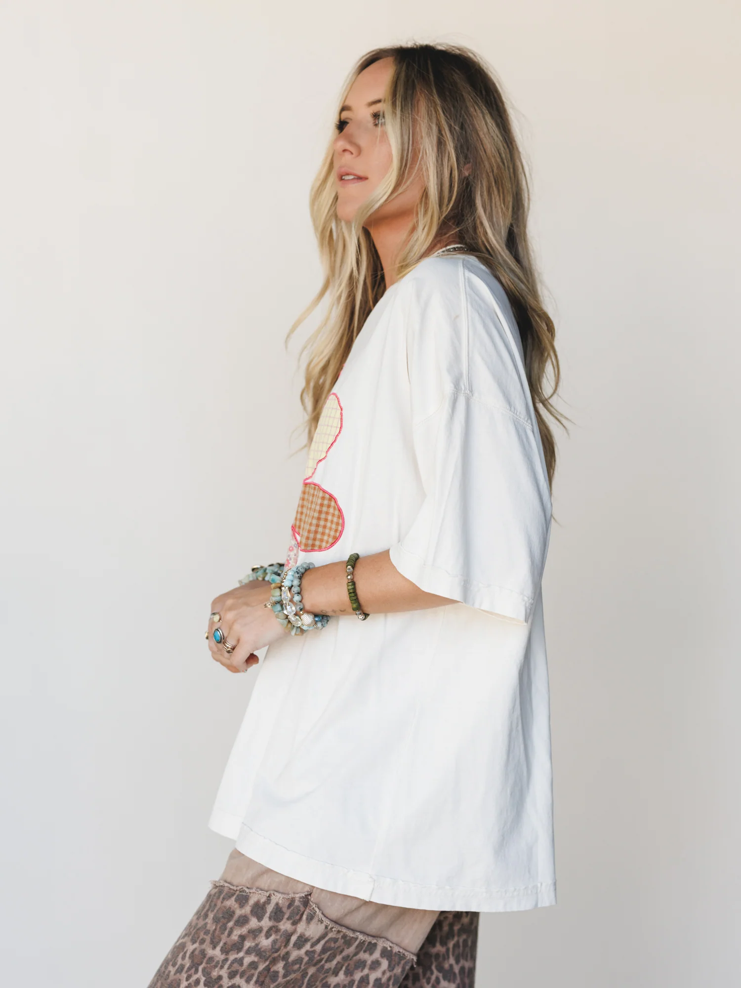 Daisy Drift Top - Off White - Image 9