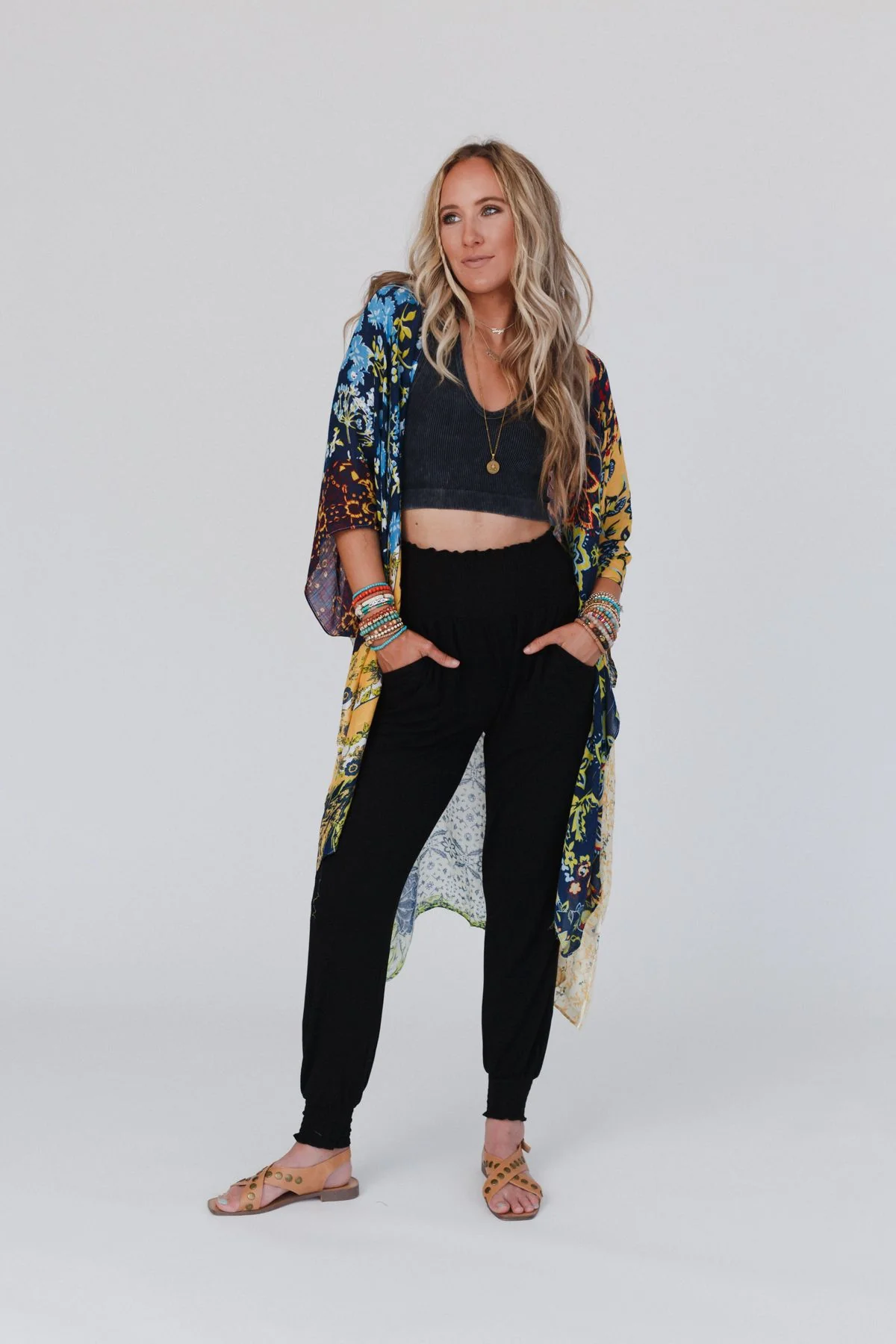 Dakota Patterned Kimono - Multi - Image 7