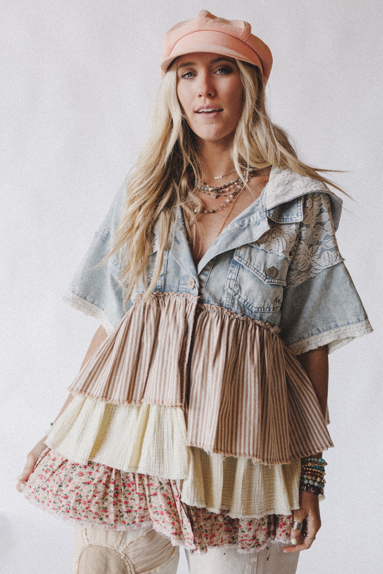 Dandelion Doll Top - Denim - Pre Order