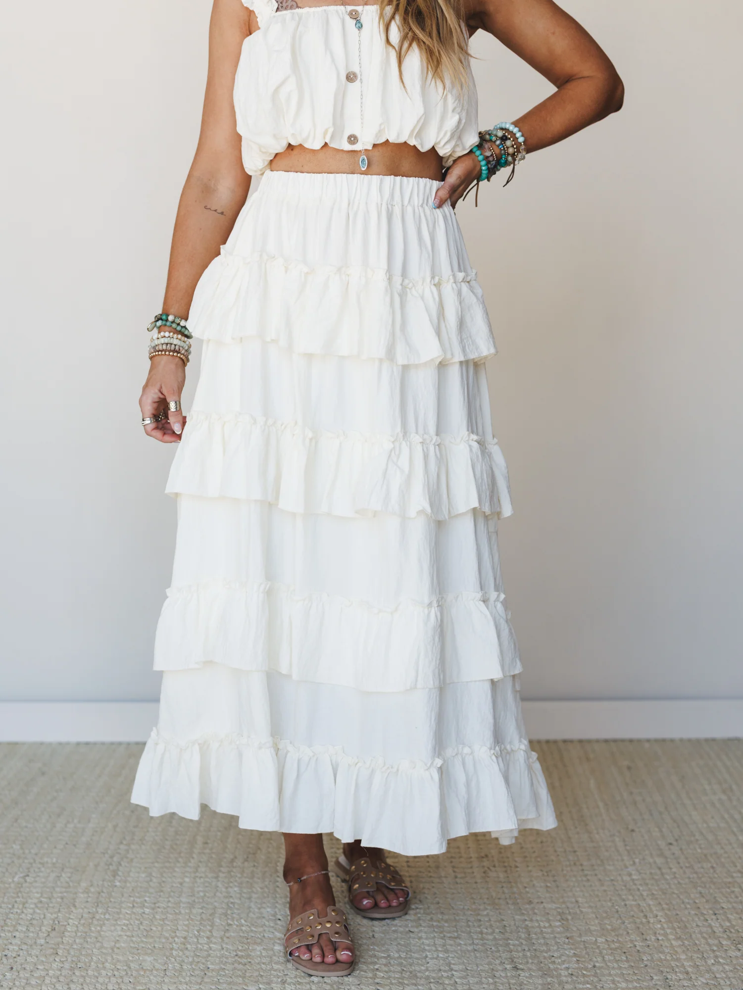 Dawn of Sun Skirt - Ivory - Image 2
