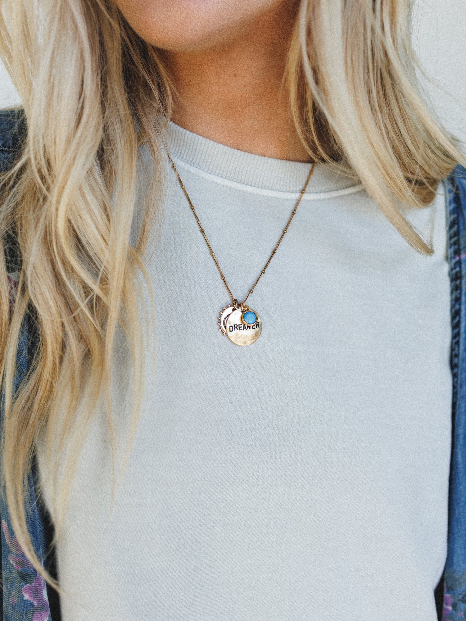 December Dreamer Birthstone Necklace - Turquoise - Image 3
