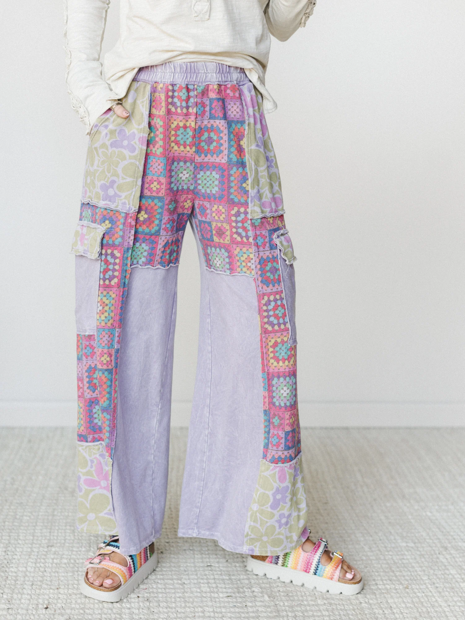 Desert Collage Pants - Moonbeam - Pre Order - Image 2