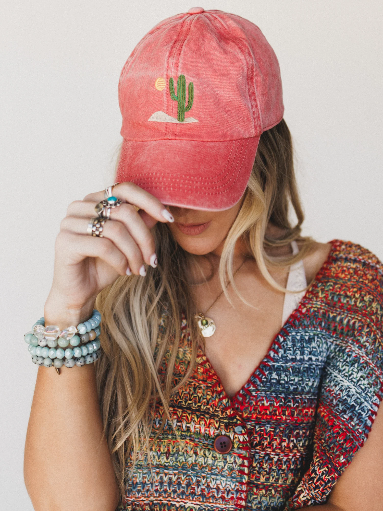 Desert Dreaming Baseball Hat - Burnt Orange - Image 2