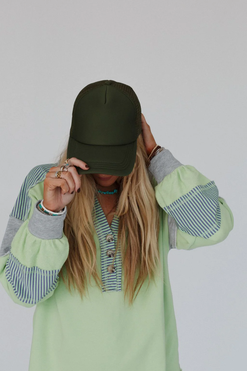 Desert Drift Trucker Hat - Olive - Image 7