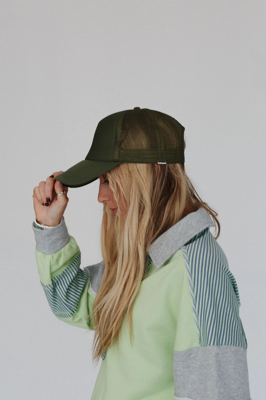 Desert Drift Trucker Hat - Olive - Image 8